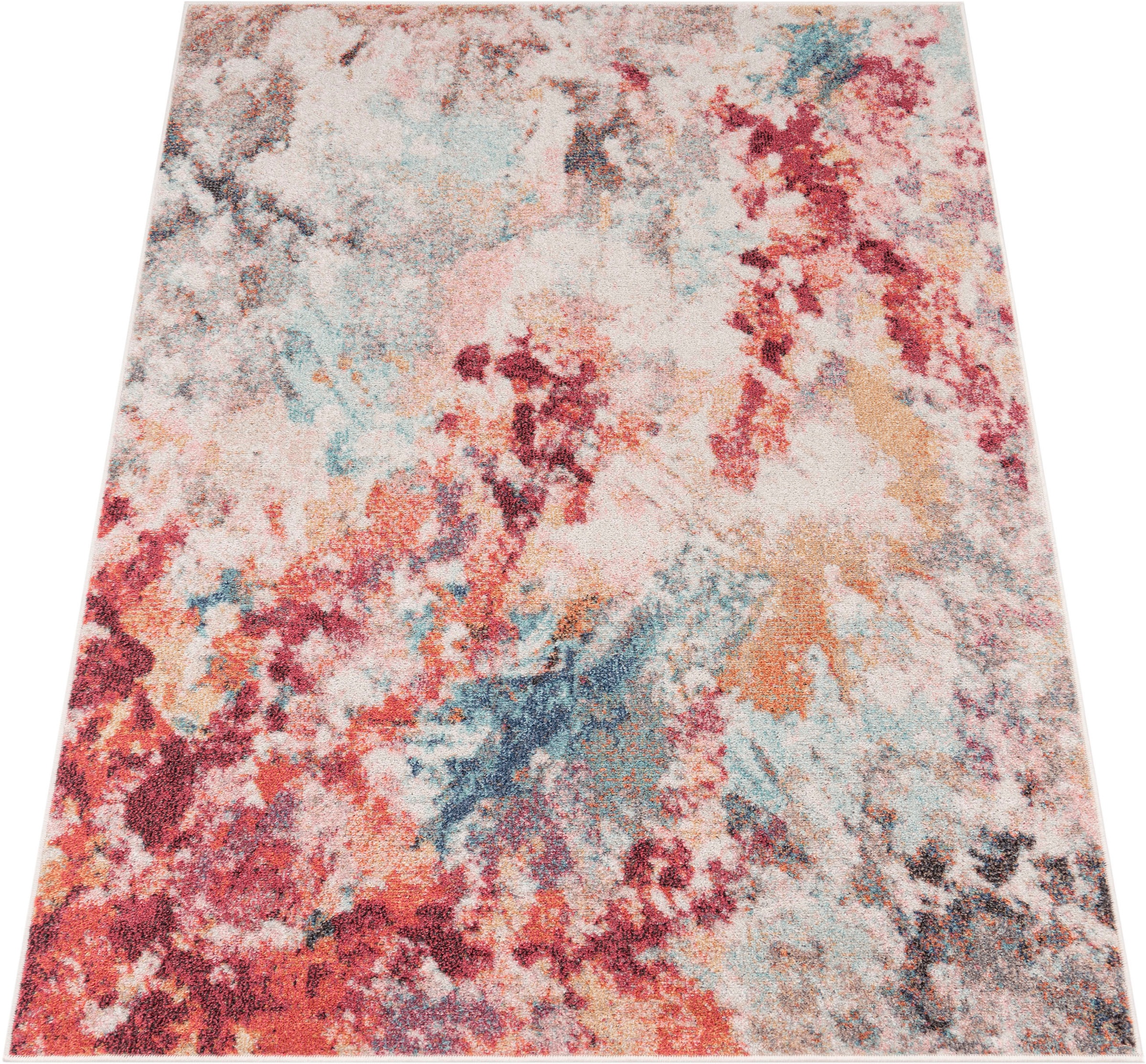 Paco Home Teppich "Ryan 932" rechteckig 12 mm Höhe Kurzflor, modernes abstr günstig online kaufen