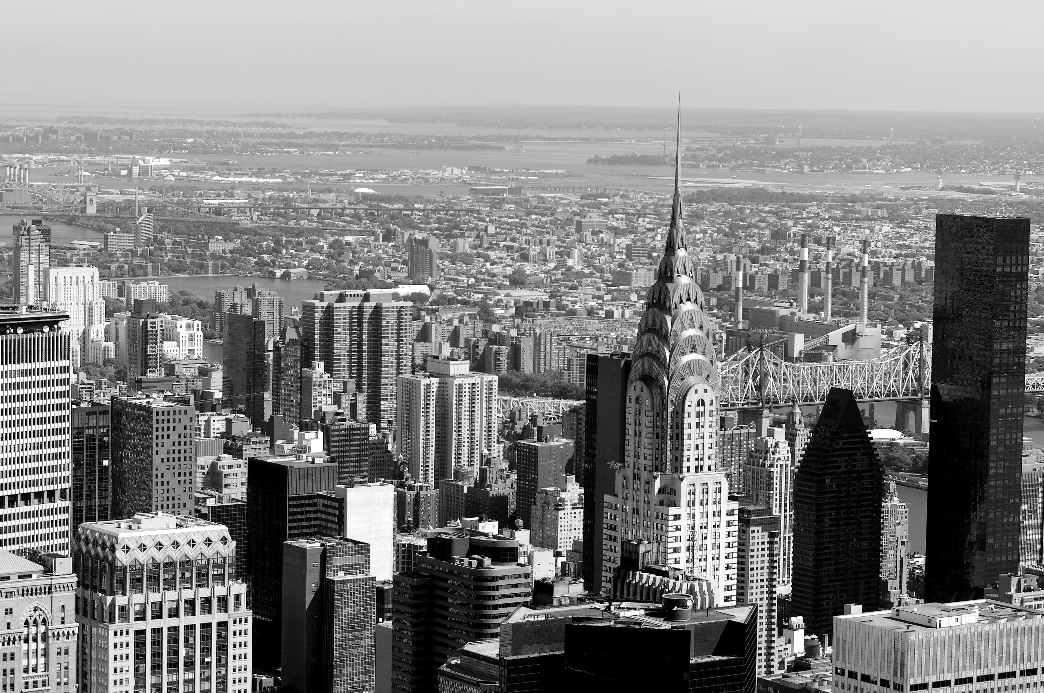 Papermoon Fototapete "New York Schwarz & Weiß"