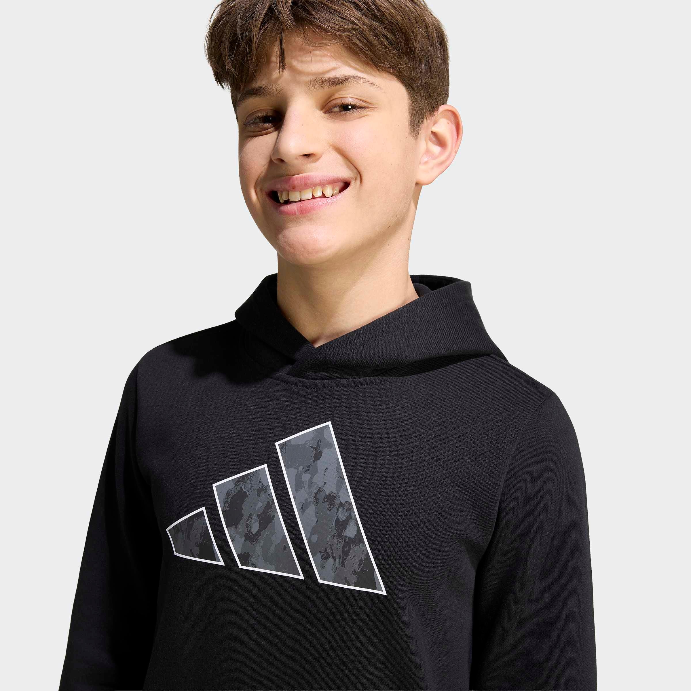 adidas Sportswear Kapuzensweatshirt »GRAFIK KIDS HOODIE, CAMOUFLAGE«, für Kinder, mit Kapuze, Rundhalsausschnitt, normale Länge
