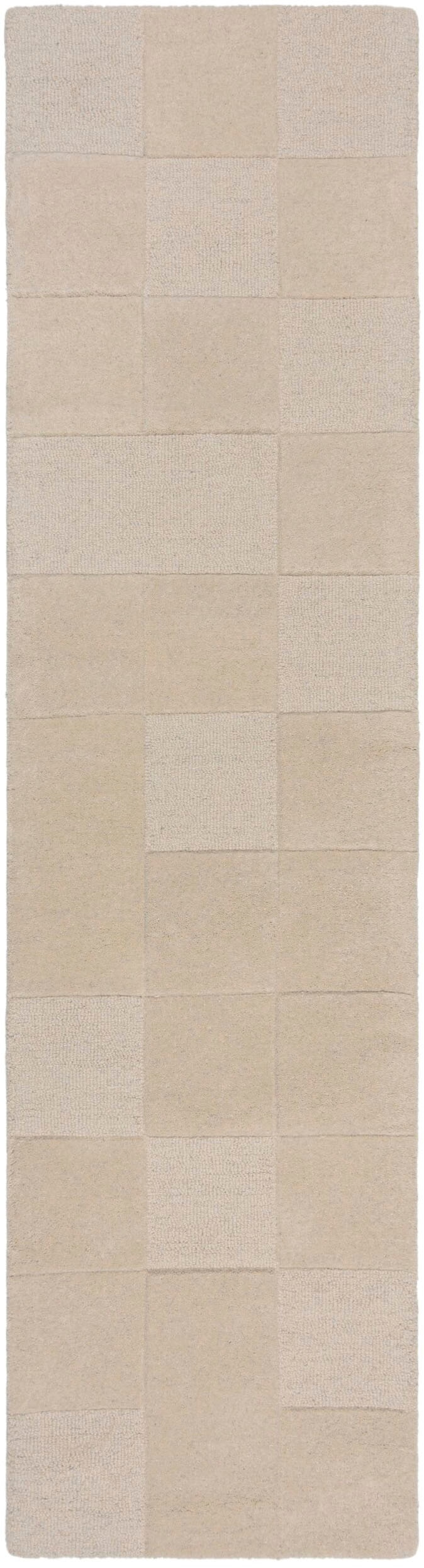 FLAIR RUGS Wollteppich "Checkerboard, Schachbrettmuster" rechteckig 10 Höhe günstig online kaufen