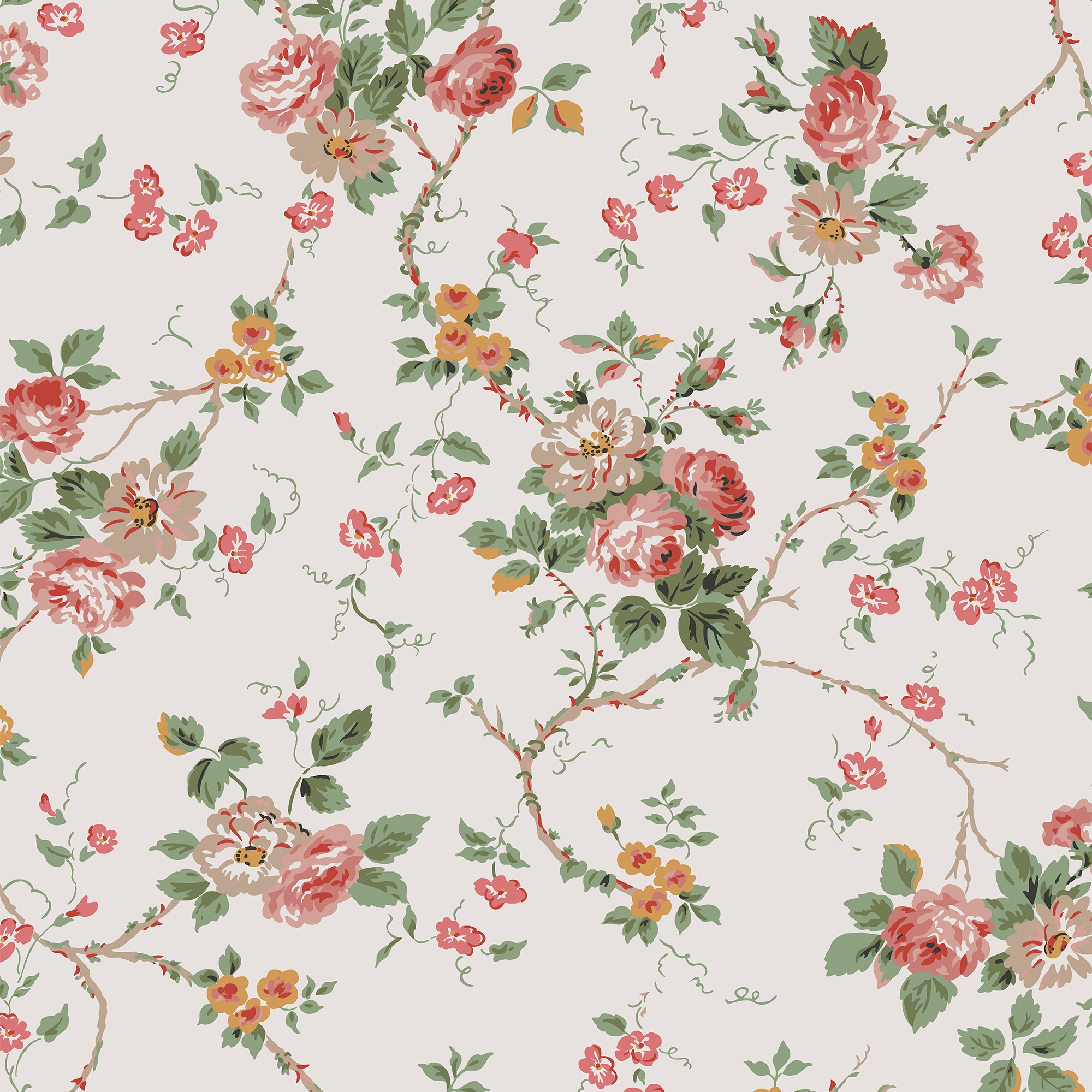 LAURA ASHLEY Vliestapete »Mountney Garden«, geblümt, 10mx52cm (ca. 5m2)