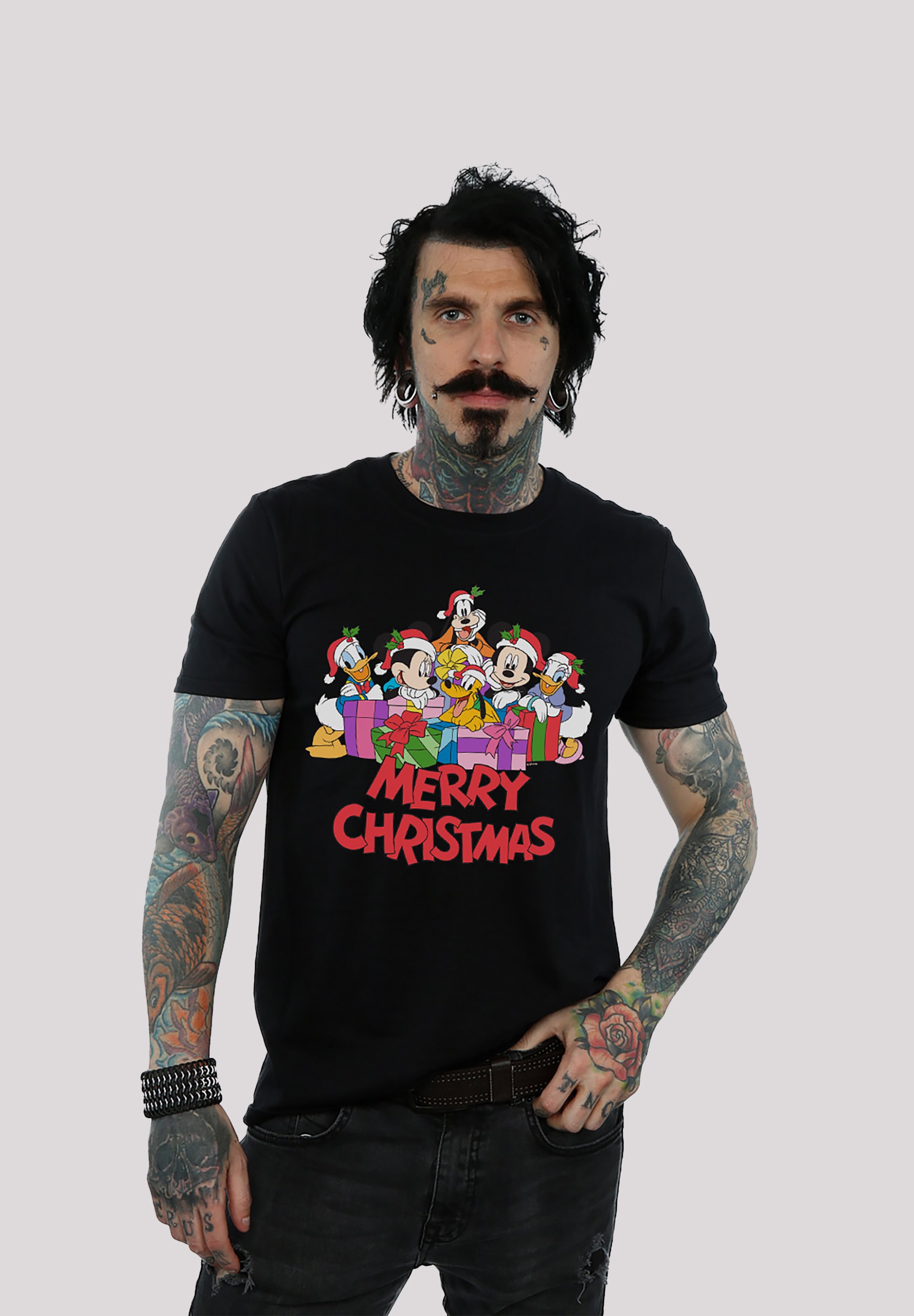 F4NT4STIC T-Shirt »Disney Micky Maus Merry Christmas«, Print ▷ bestellen |  BAUR