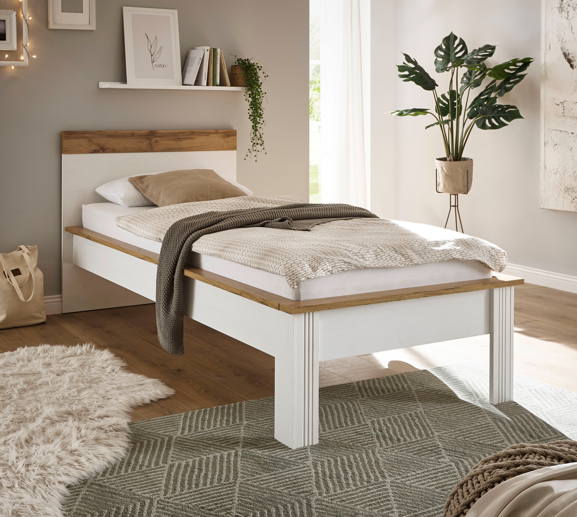 OTTO home Einzelbett "WESTMINSTER Bett im Landhausstil, Doppelbett, Bettges günstig online kaufen