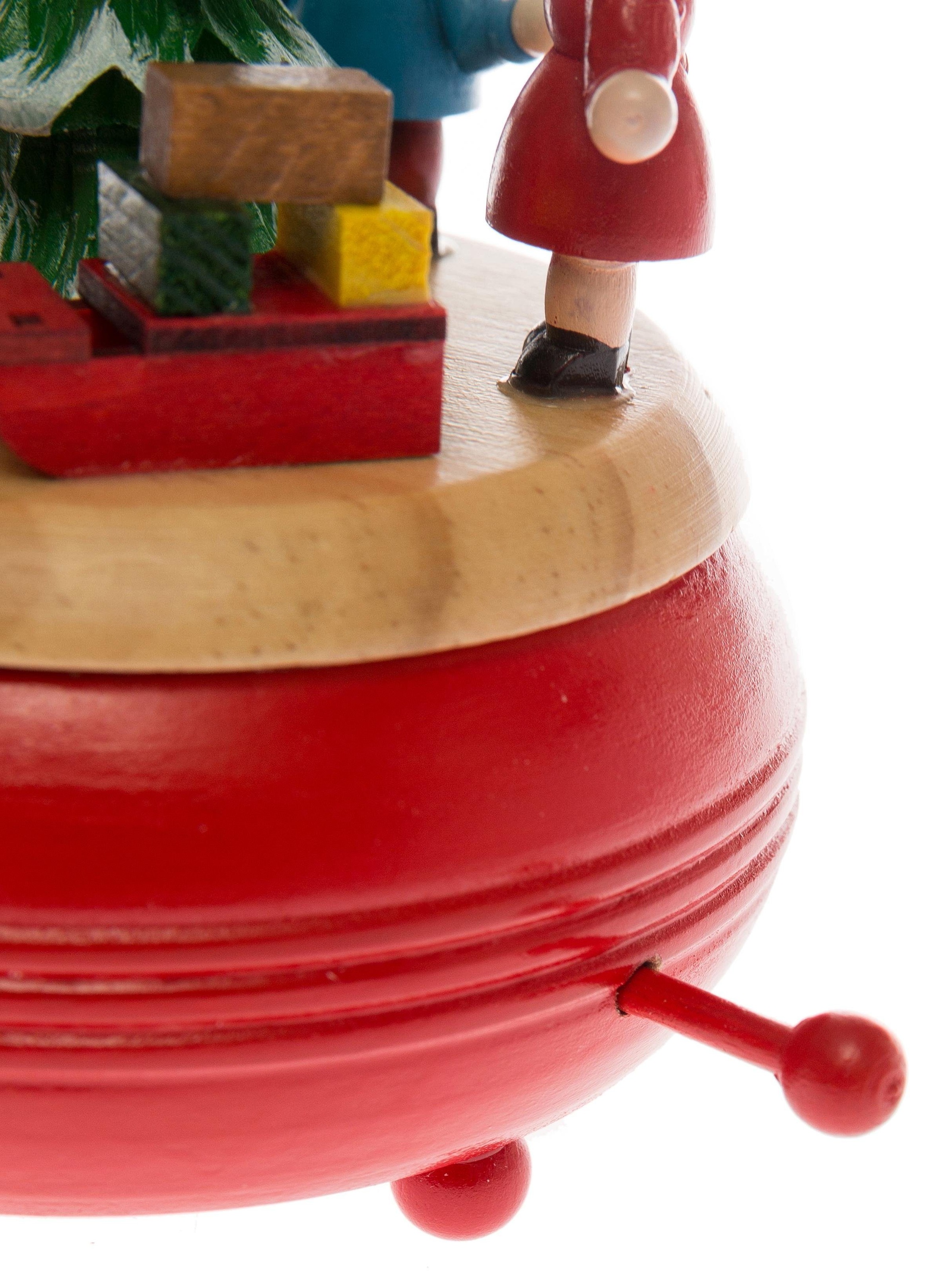 Myflair Möbel & Accessoires Weihnachtsfigur »Weihnachtsdeko«, Spieluhr mit Weihnachtsszene