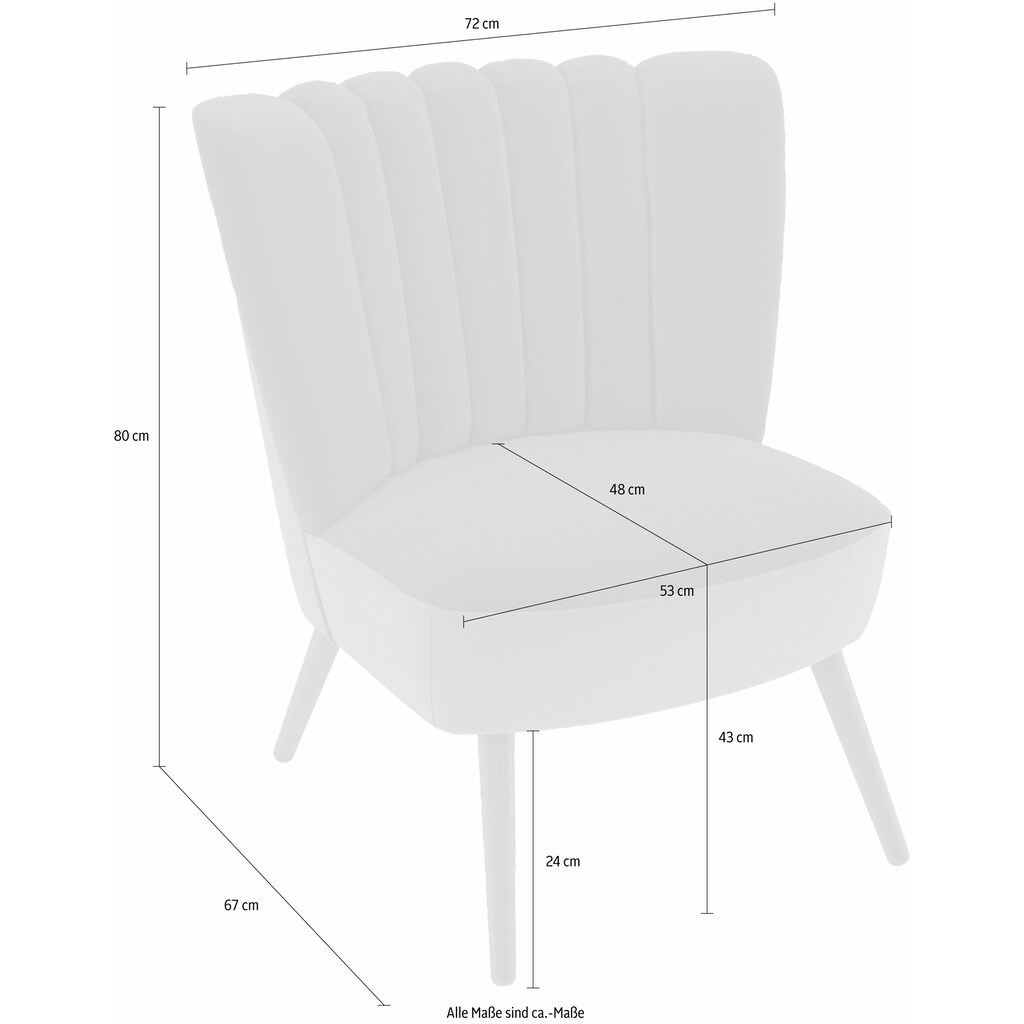 Max Winzer® Sessel »build-a-chair Aspen«