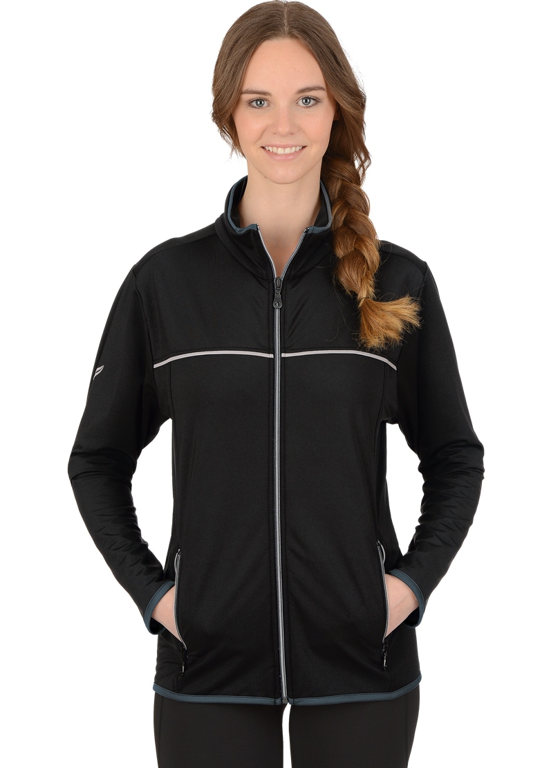 Trigema Trainingsjacke "TRIGEMA Praktische Sportjacke aus Microfaser", (1 St.)