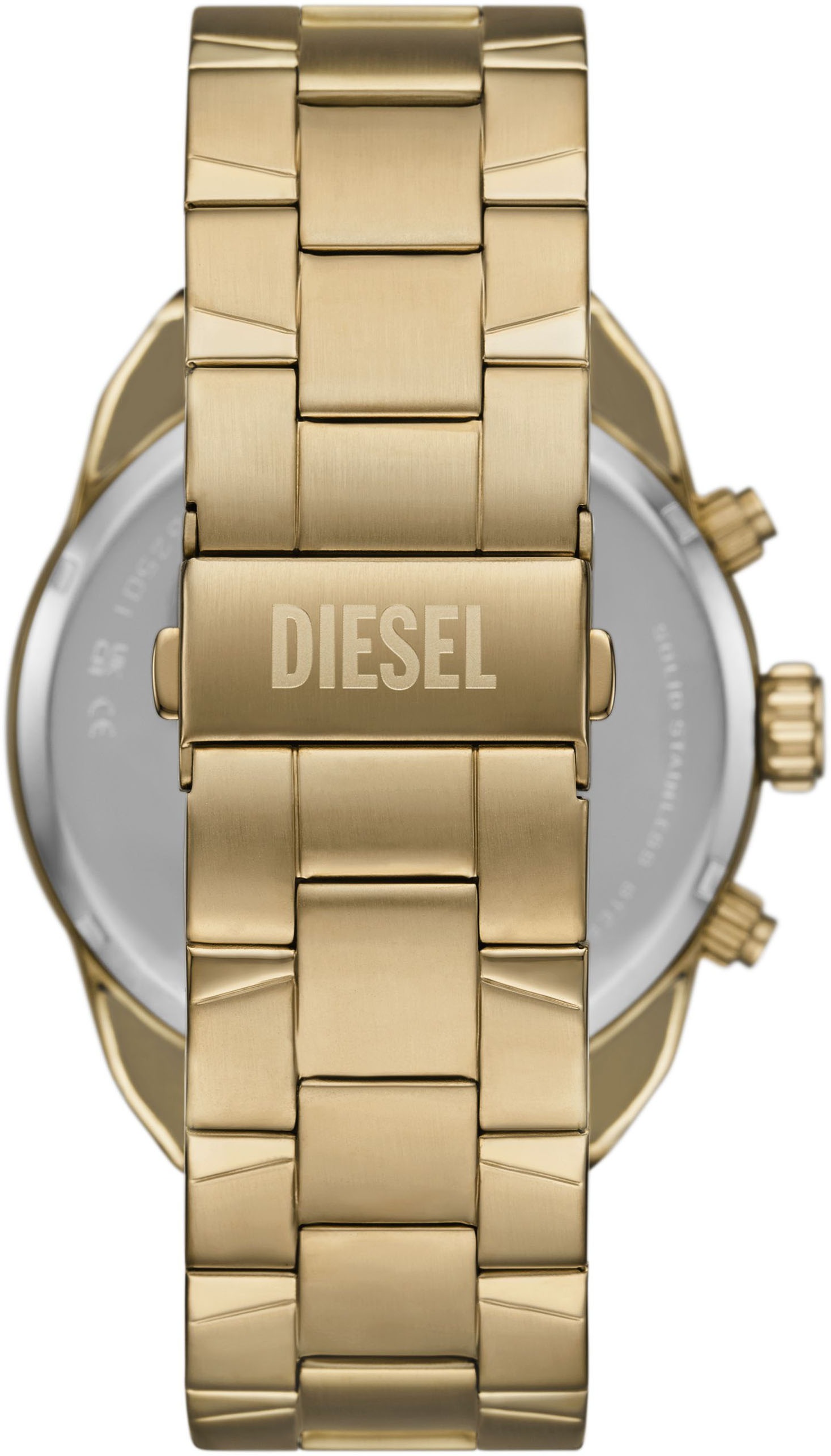 Diesel Chronograph »SPIKED«, Quarzuhr, Armbanduhr, Herrenuhr, Edelstahlarmband, analog, Tag