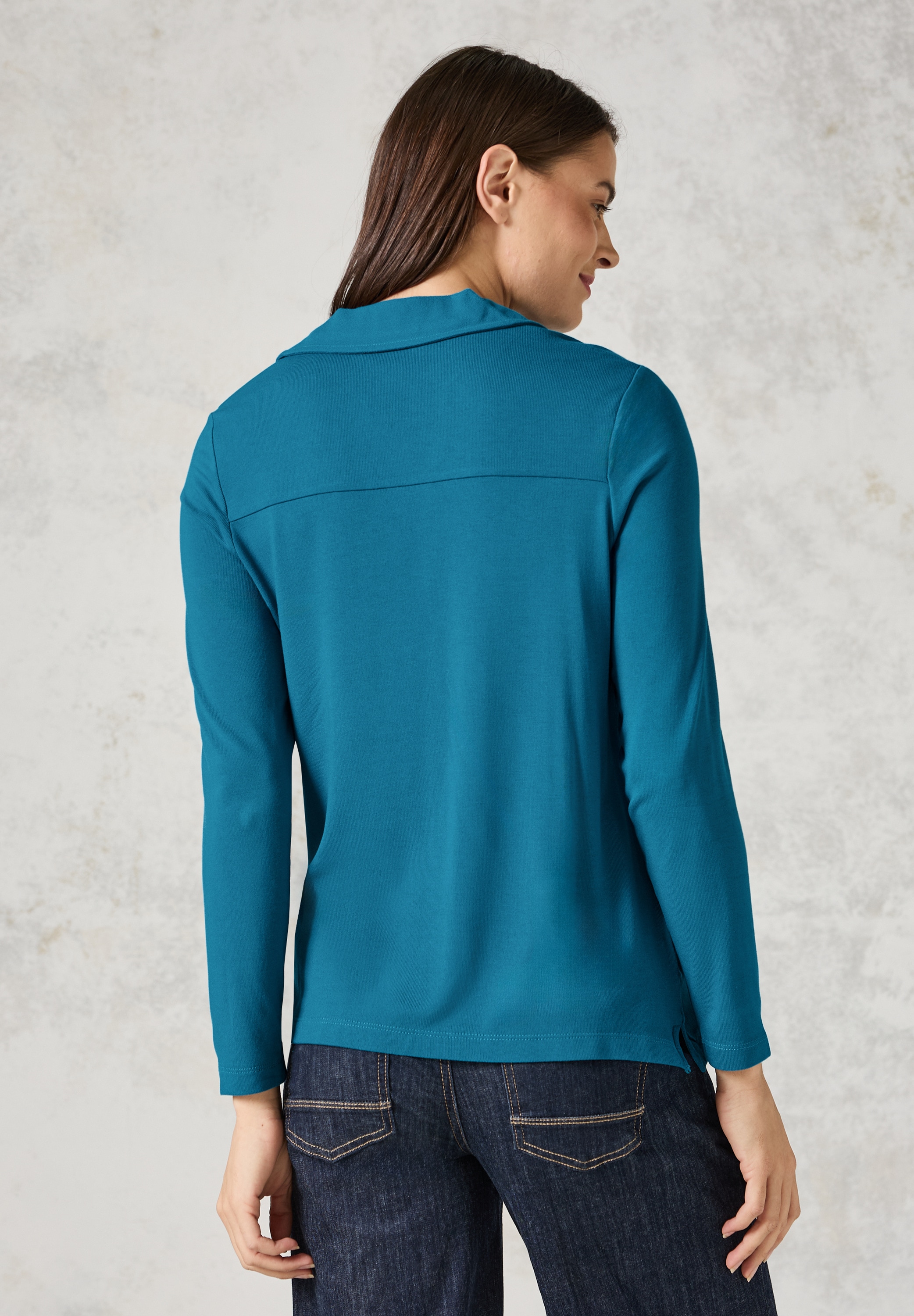 Cecil Langarmshirt, mit Kragen