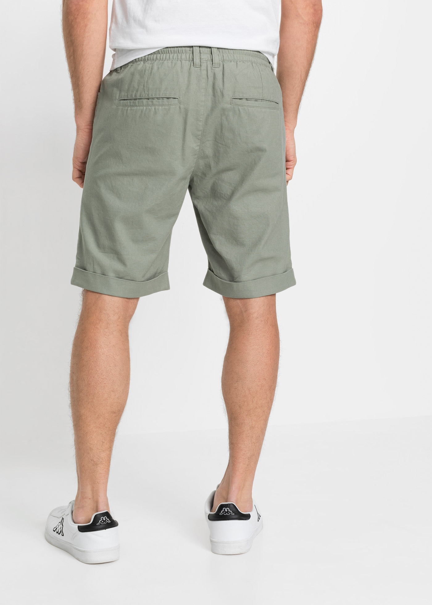 bonprix Bermudas  aus Leinen-Baumwoll-Mix, Regular Fit, lässiger Stil