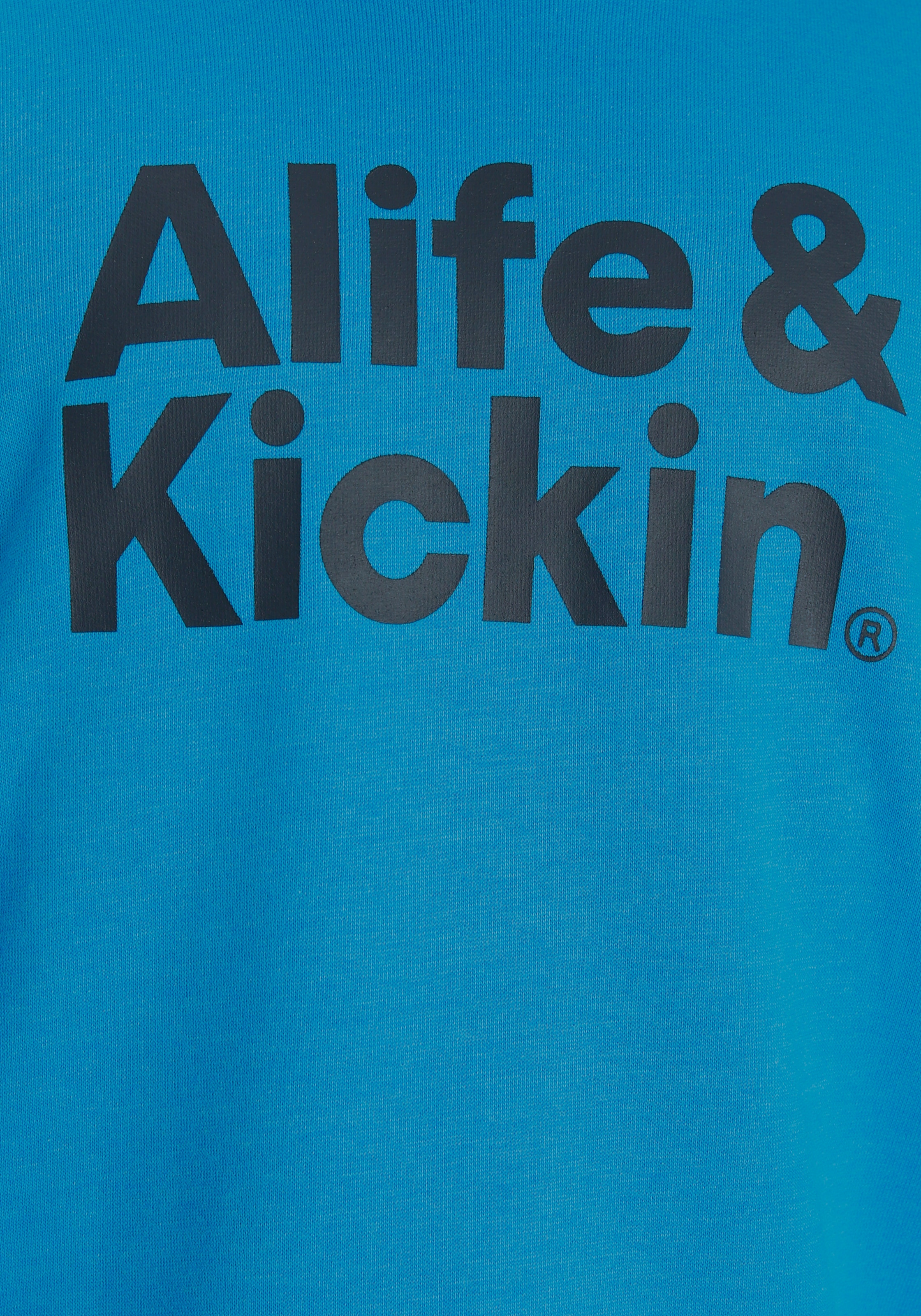 Alife & Kickin Sweatshirt »Logo-Print«, in melierter Qualität