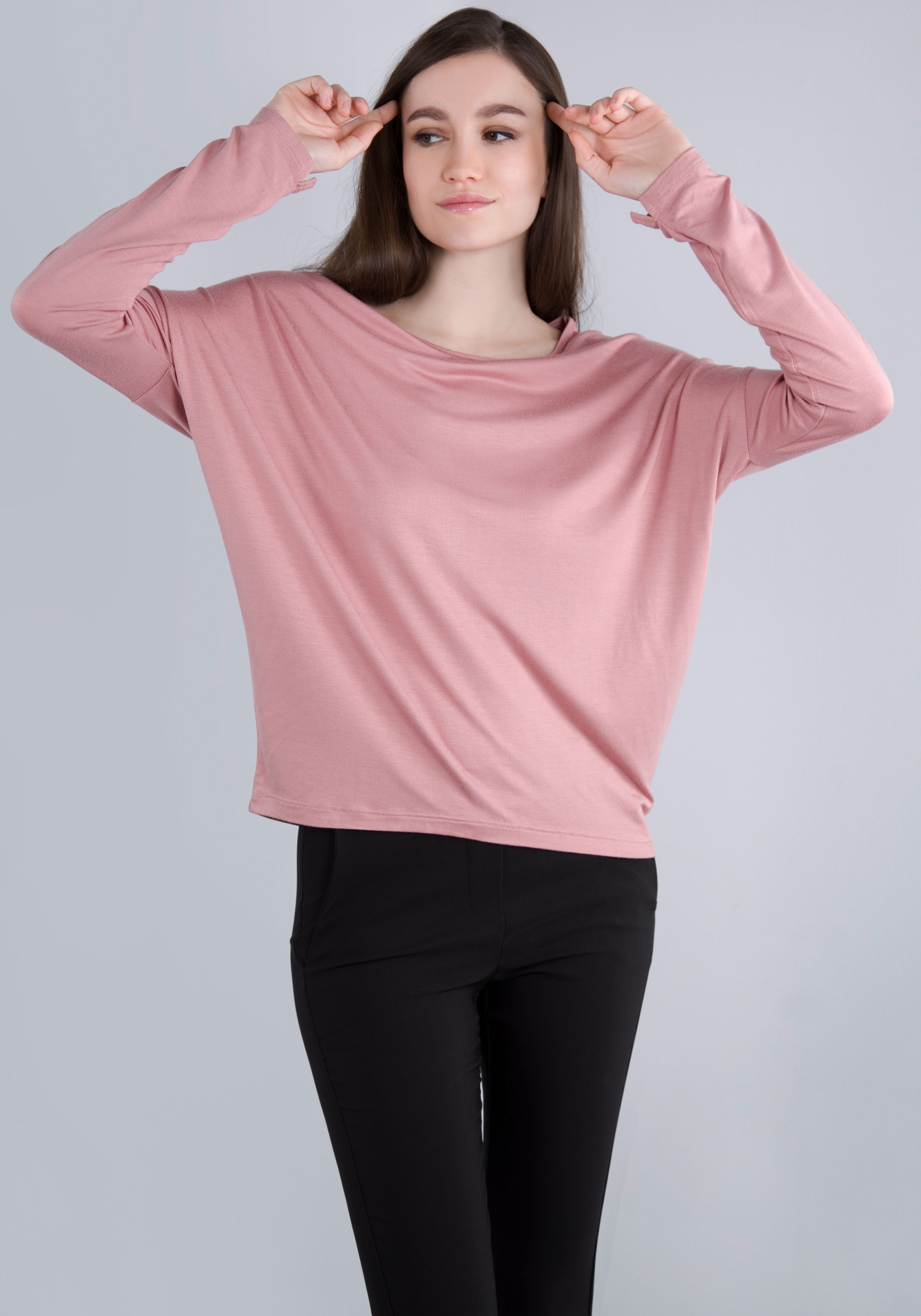 IMPERIAL Langarmshirt, in lässiger "O - Shape" Form