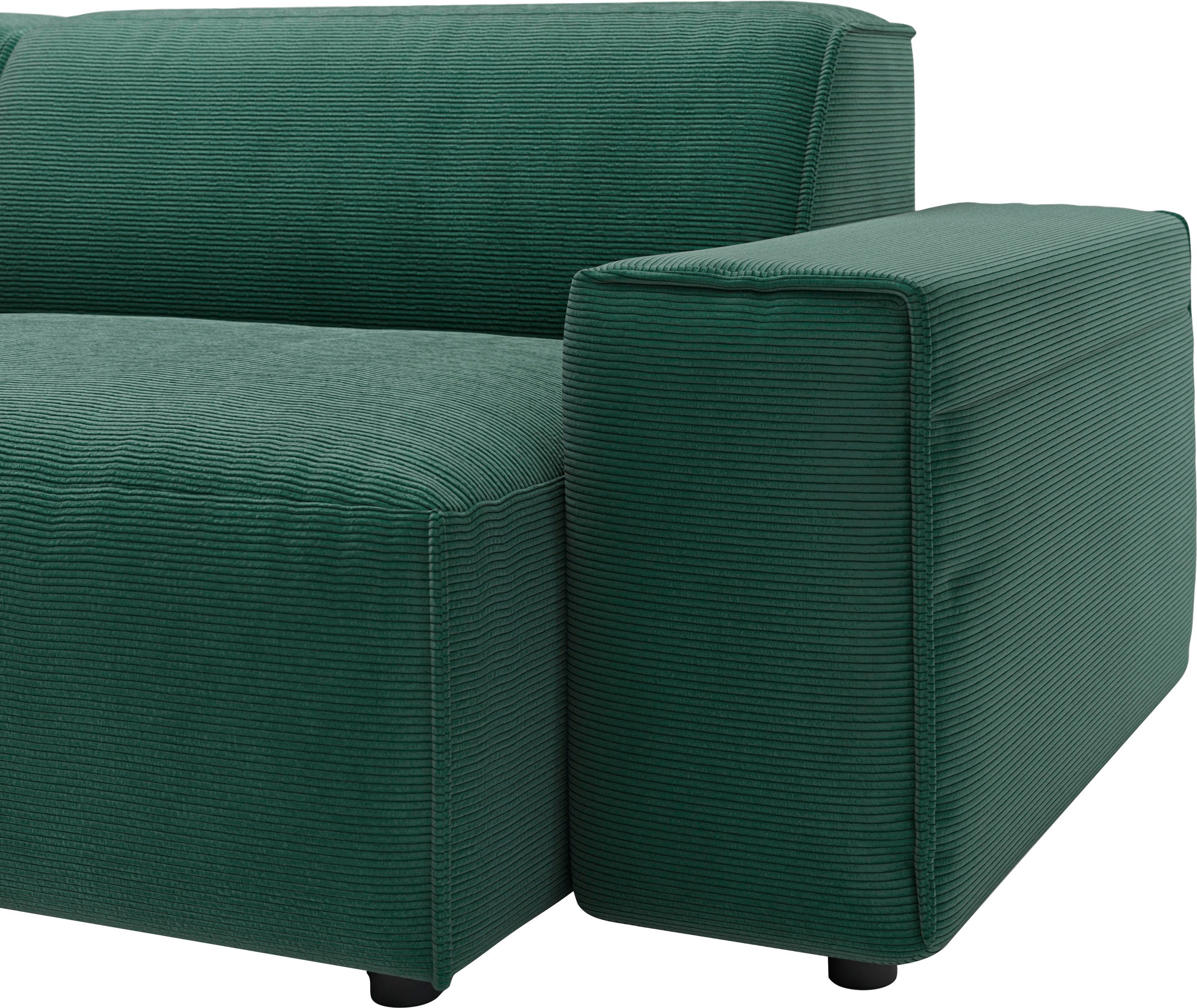 andas Big-Sofa »Glimminge  auch in Breitcord, Feincord + Easy care-Bezug,«, besondere Kedernähte Zierkissen