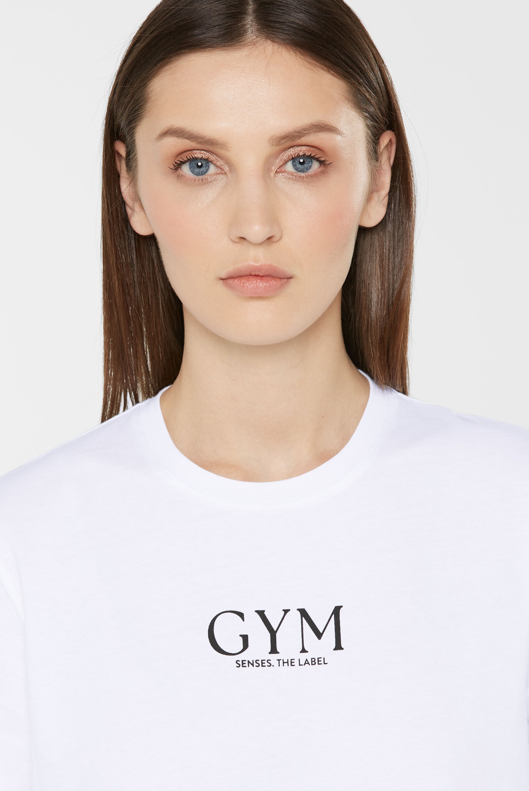 SENSES.THE LABEL Rundhalsshirt aus Baumwolle