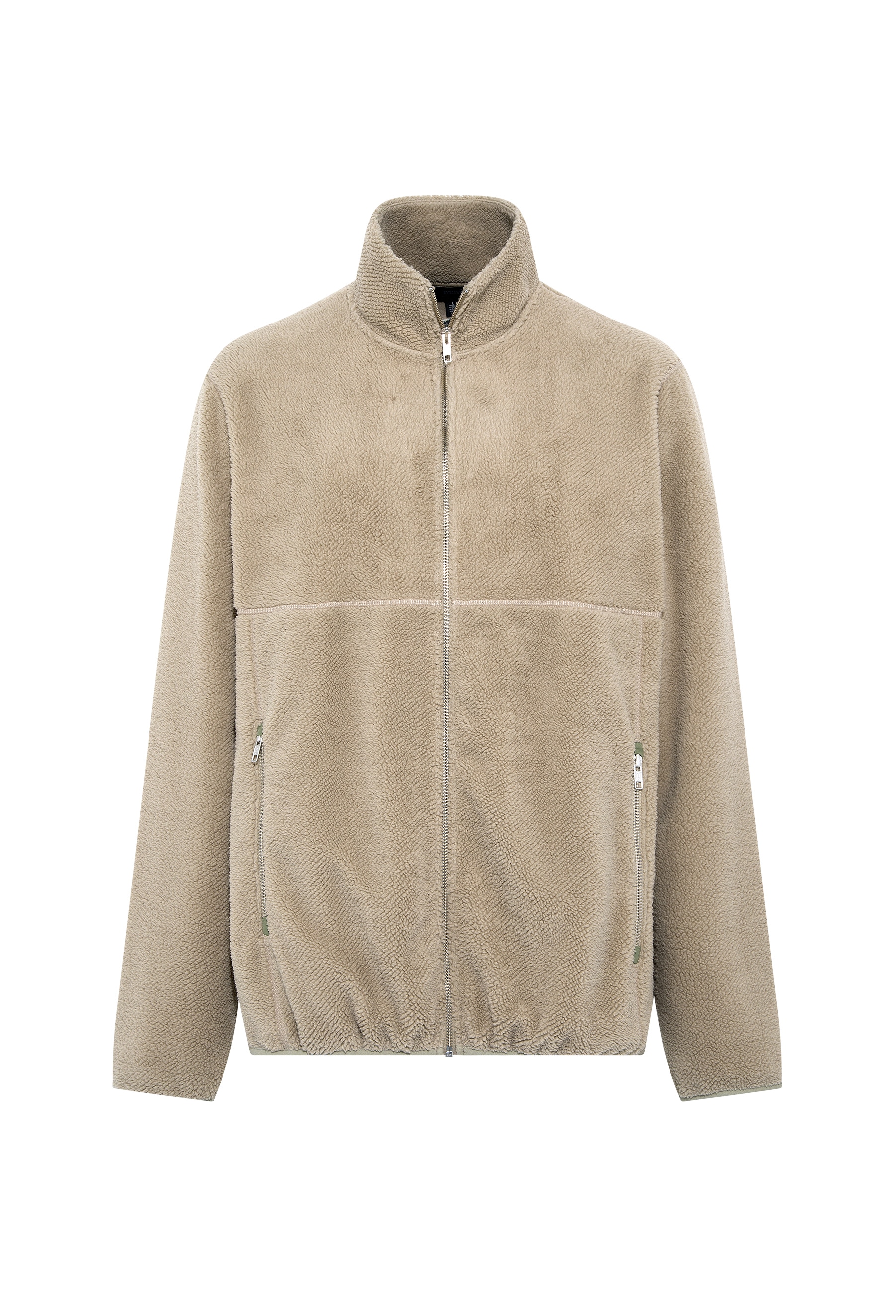 Mavi Longpullover »FULL ZIP SWEATSHIRT«, Jacke mit Teddystoff