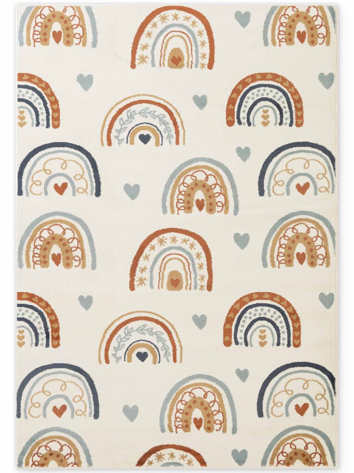 HANSE Home Kinderteppich »Bowie« rechteckig 10 mm Höhe Pflegeleicht, Weich, Kinderzimmer, Spielteppich, Spielunterlage