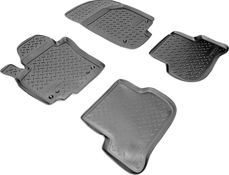 RECAMBO Passform-Fußmatten »CustomComforts«, VW, Tiguan, (Set, 4 St.), Typ  5N 2007 - 2016, perfekte Passform günstig