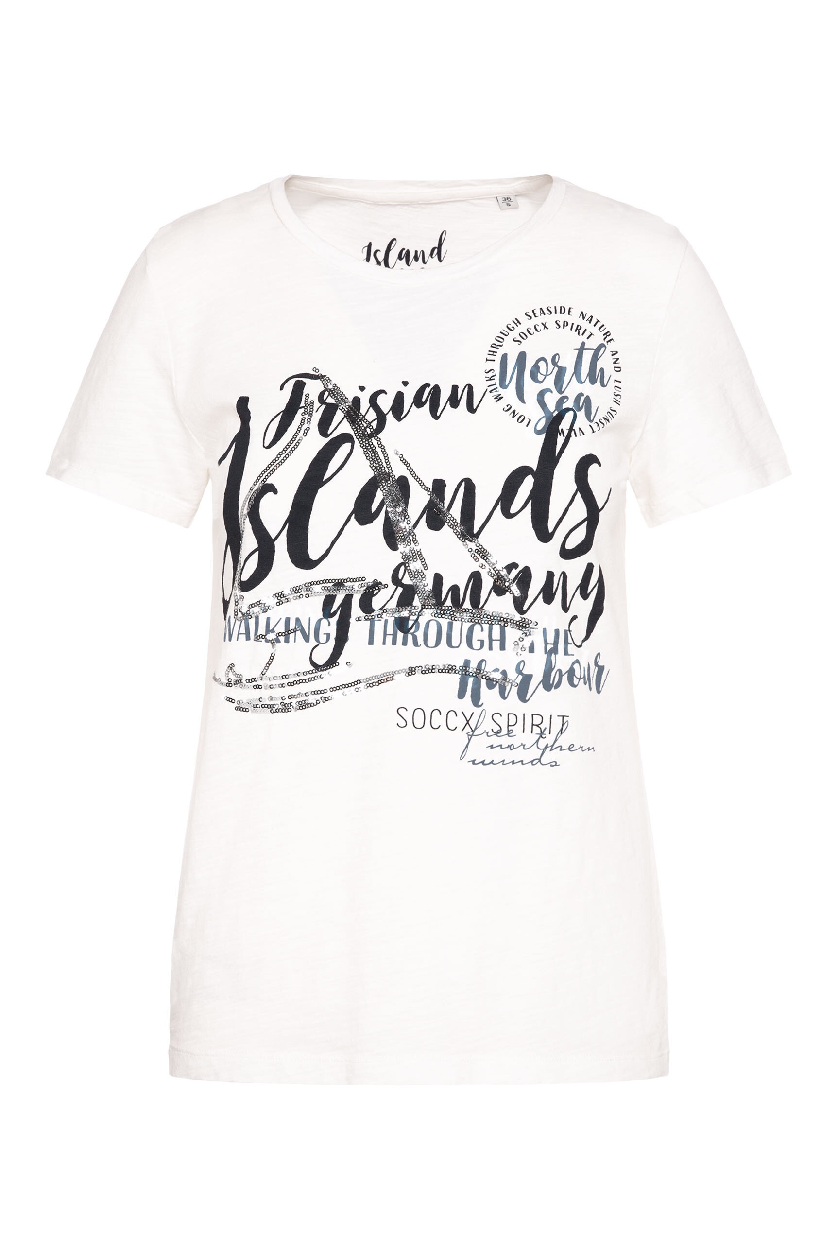 SOCCX Rundhalsshirt, aus Baumwolle