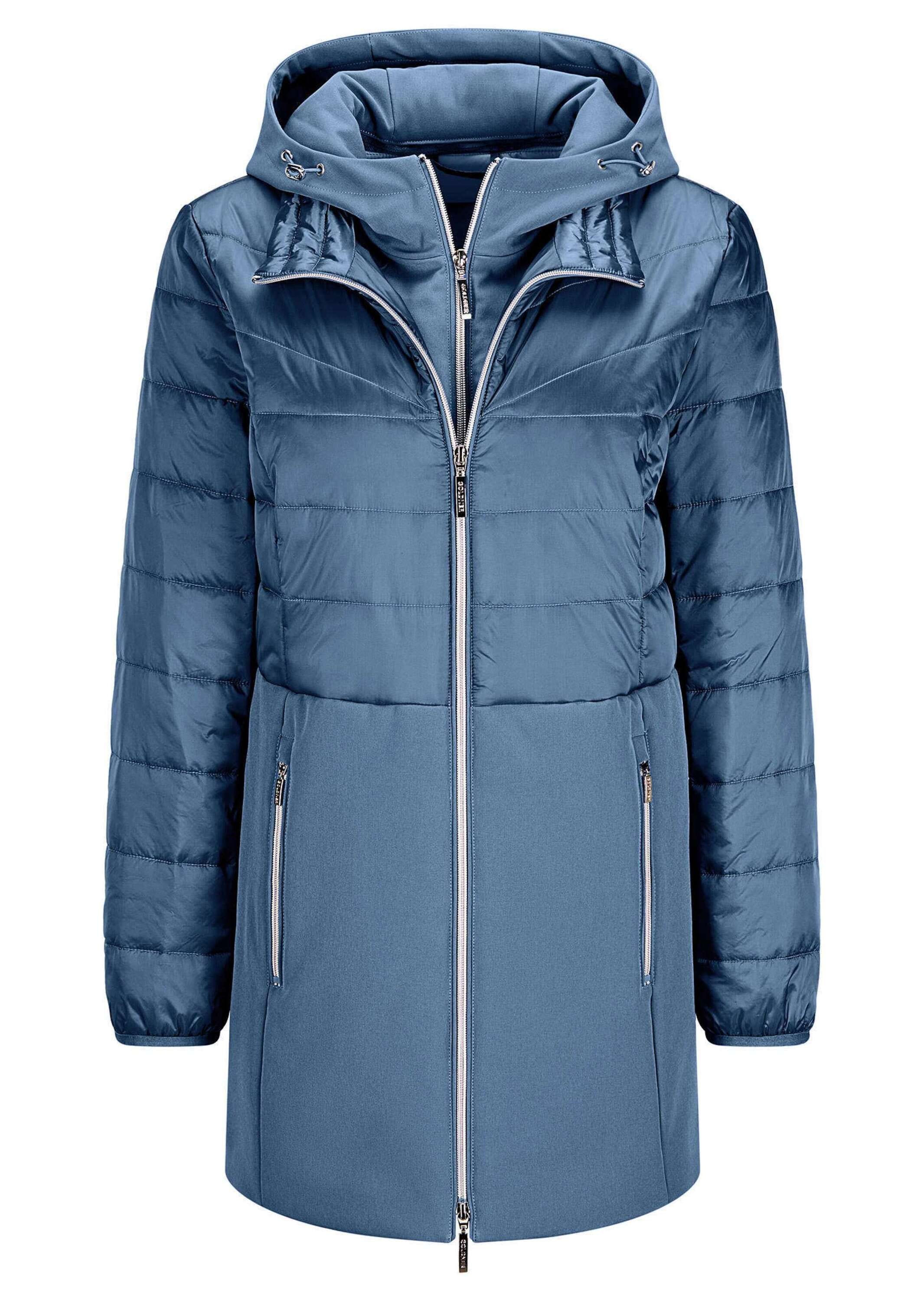 GOLDNER Langmantel "Kurzgröße Steppmantel mit Softshell-Einsatz" günstig online kaufen