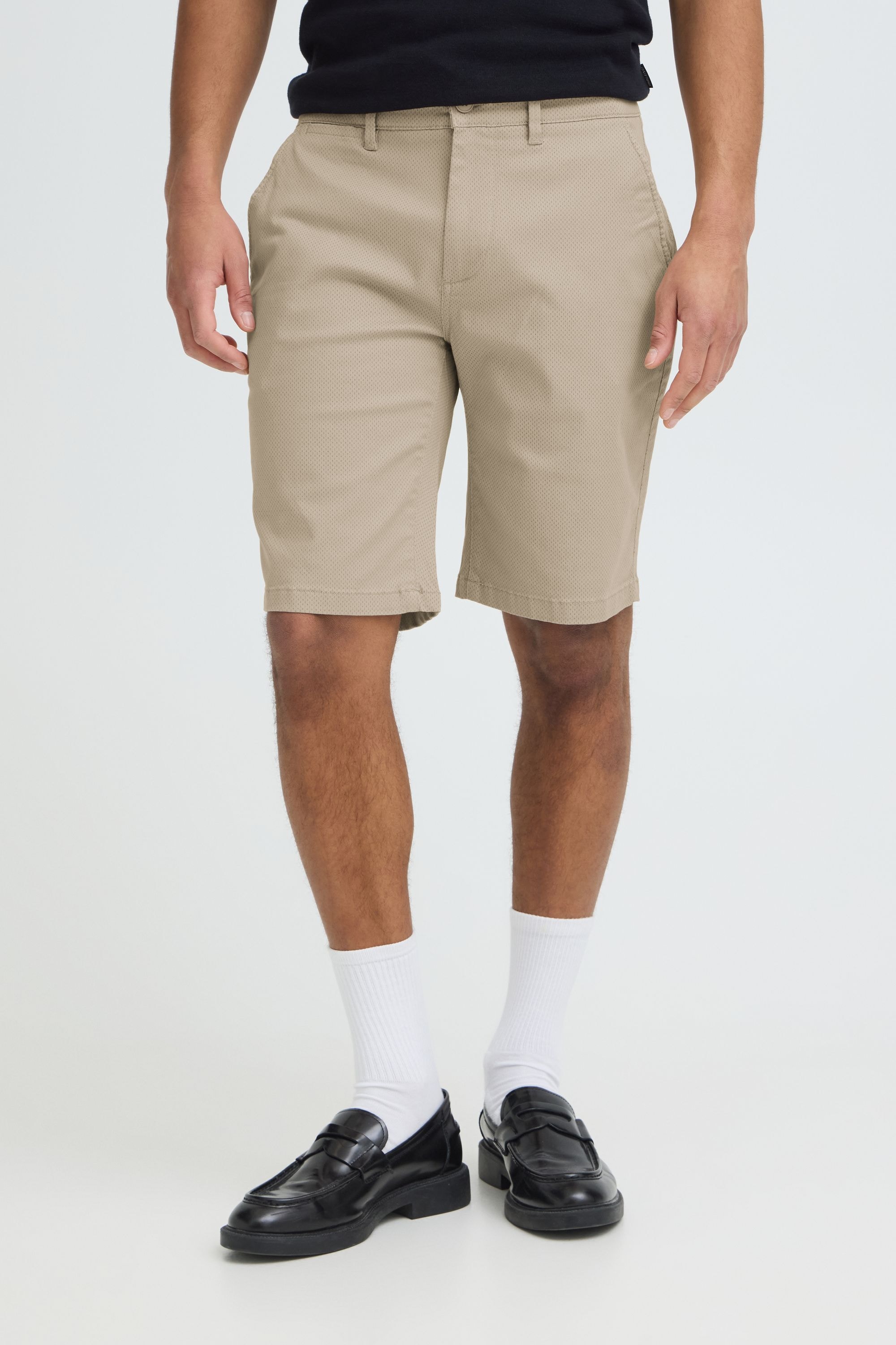 Blend Chinoshorts "BHMason" Strukturierte Chinoshorts mit Gürtelschlaufen günstig online kaufen