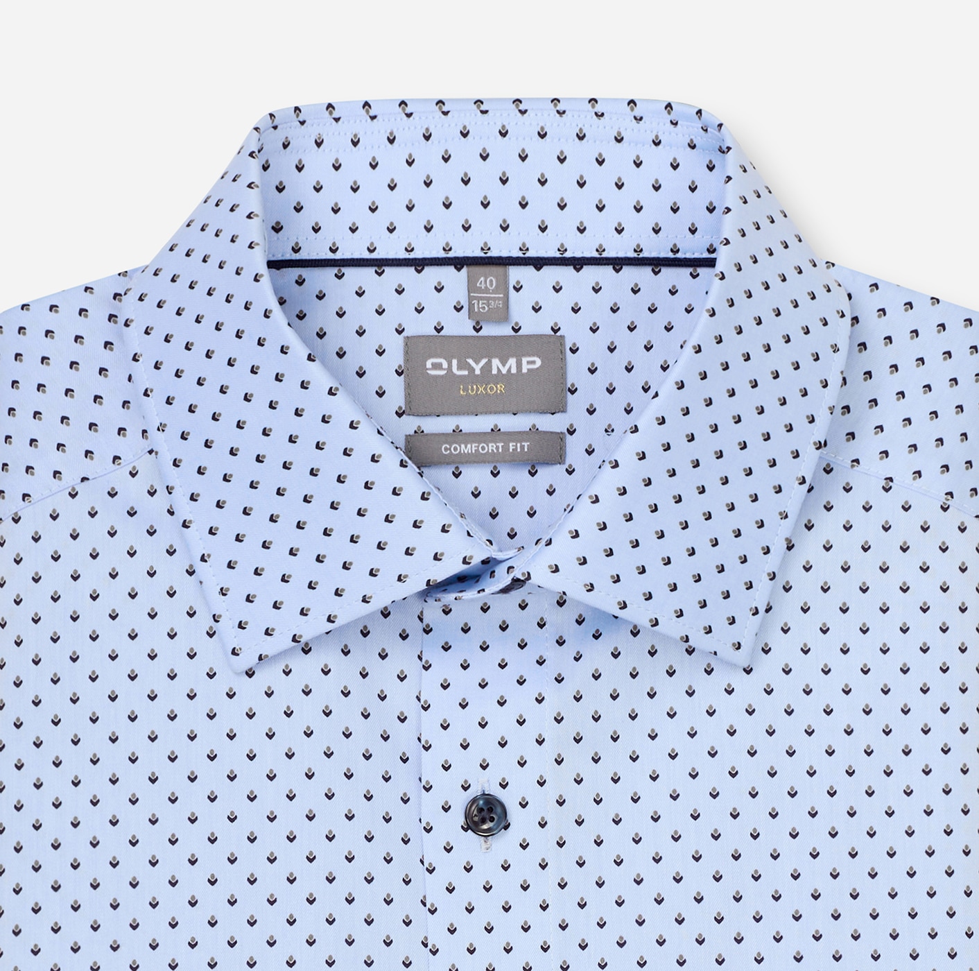 OLYMP Langarmhemd »Luxor« Businesshemd, comfort fit, New Kentkragen