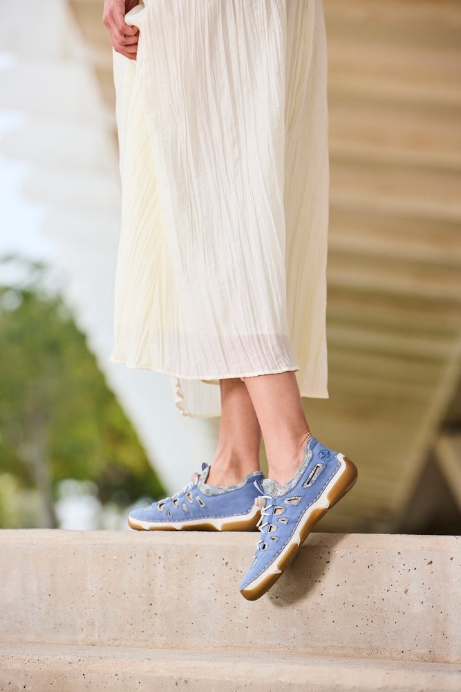 Rieker Slip-On Sneaker  Barfußschuh, Halbschuh, Slipper mit Schnellverschluss