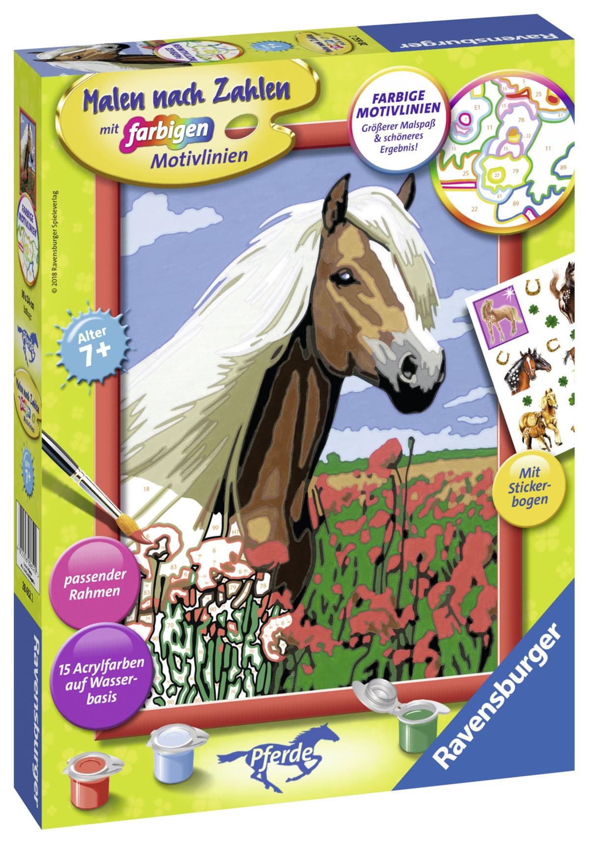 Ravensburger Malen nach Zahlen »Haflinger«, Made in Europe