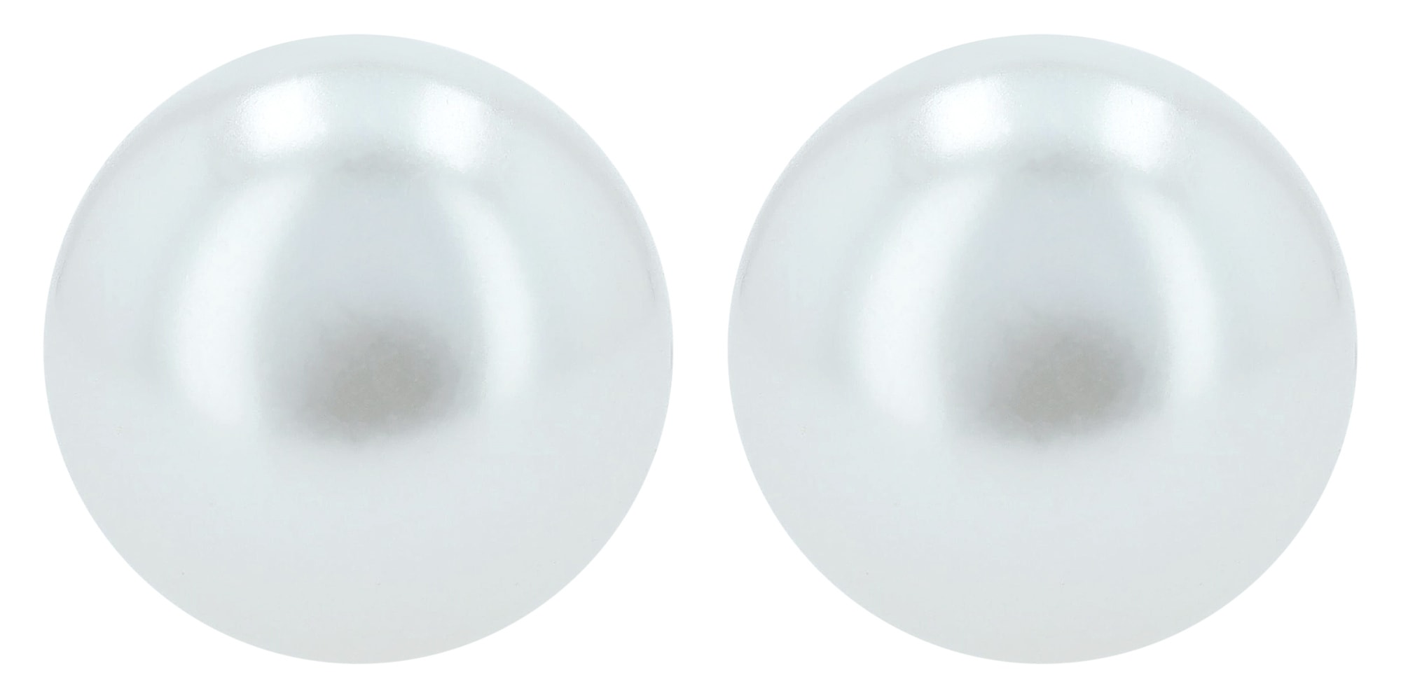 Adelia´s Paar Ohrhänger "Ohrringe – Ohrstecker aus Edelstahl mit Perle" Perfekt als Geschenk zum Valentinstag