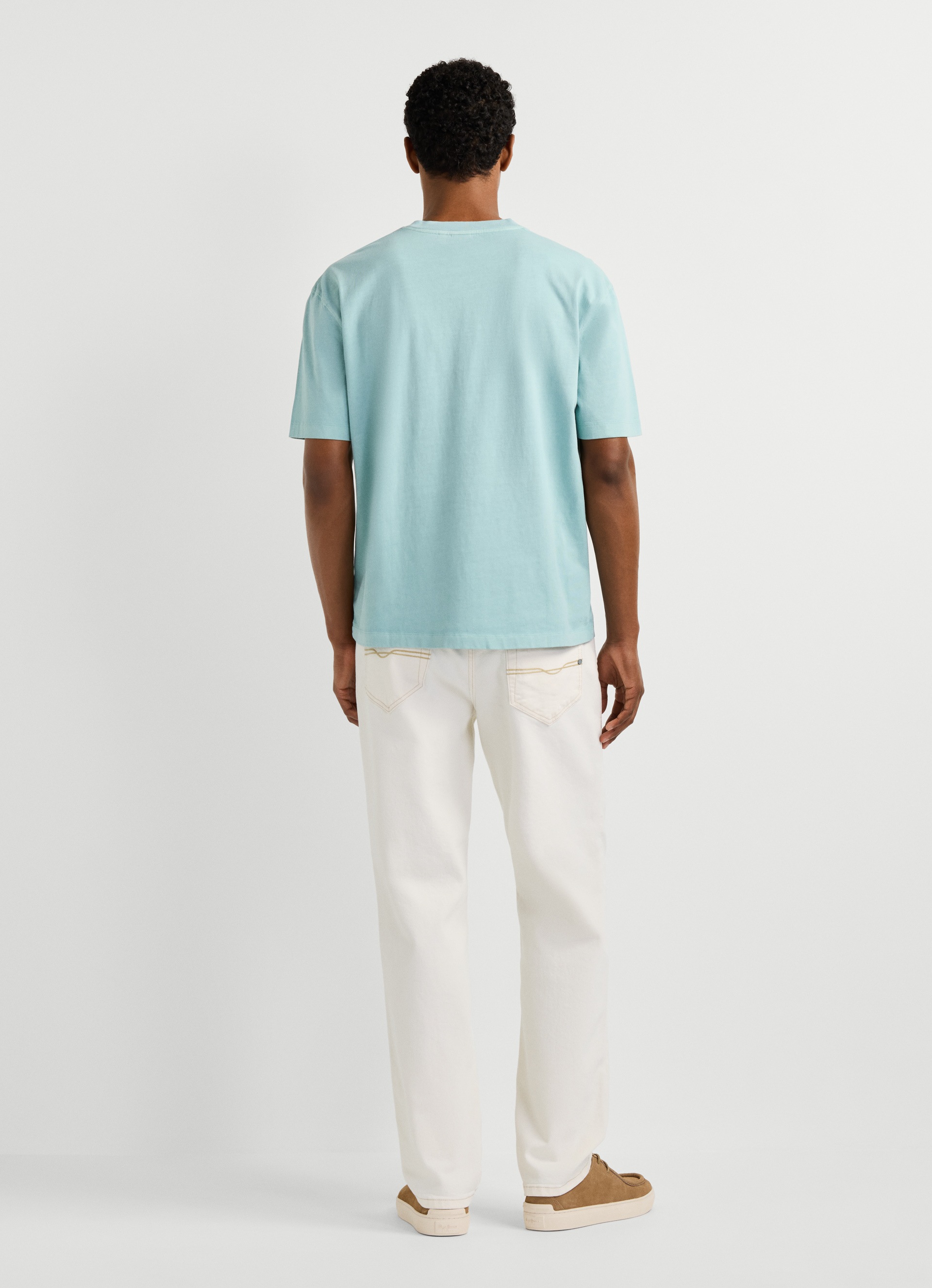 Pepe Jeans T-Shirt »JOHN TEE« mit V-Naht am Rundhals