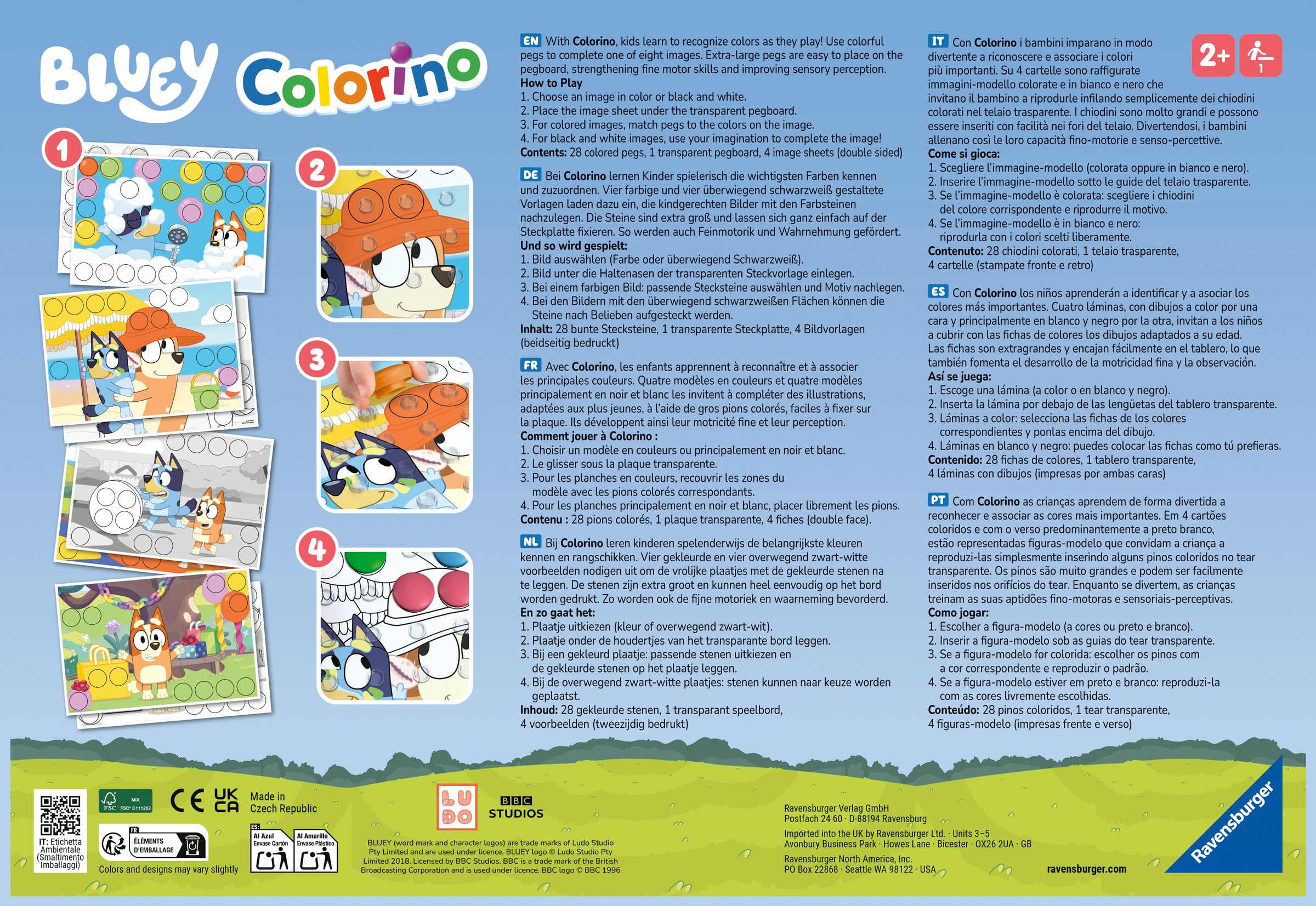 Ravensburger Spiel »Bluey Colorino«, Made in Europe