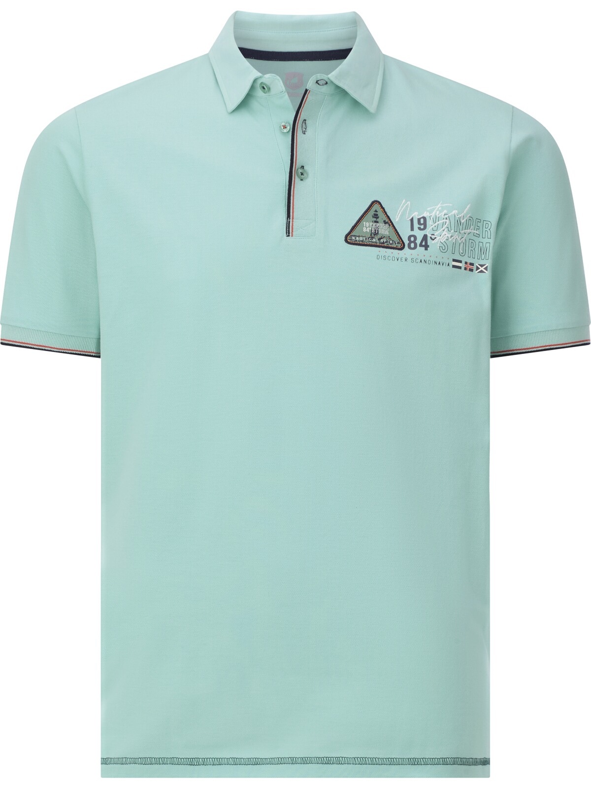 Jan Vanderstorm Knutland Polo Shirt Mint 6XL 2