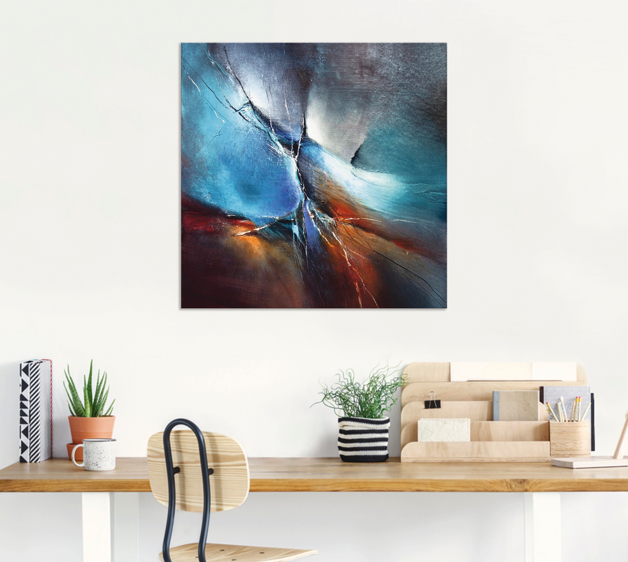 Thumbnail - Artland Wandbild "Frühling im Eistobel" Muster 1 Stk. tlg. als Alubild, Outdoorbild, Leinwandbild in verschied. Größen