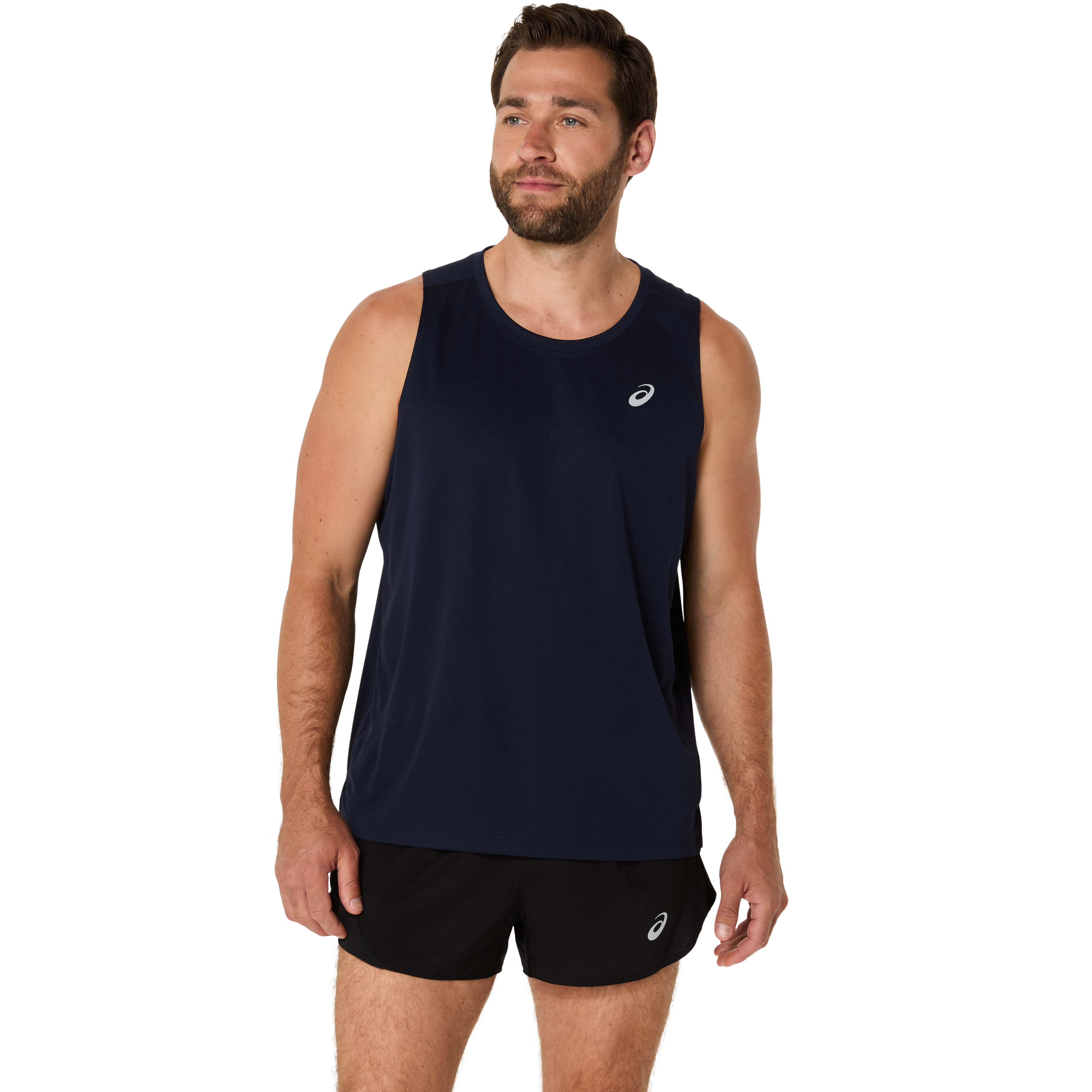 ASICS Herren Lauftop "ASICS CORE SINGLET", schwarz, Gr. XXXL, Obermaterial: 100% Polyester, Tops