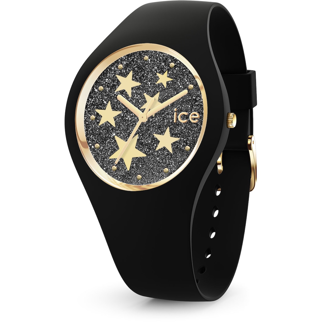 ice-watch Quarzuhr »ICE glam rock - Black stars - Small - 3H, 019855«