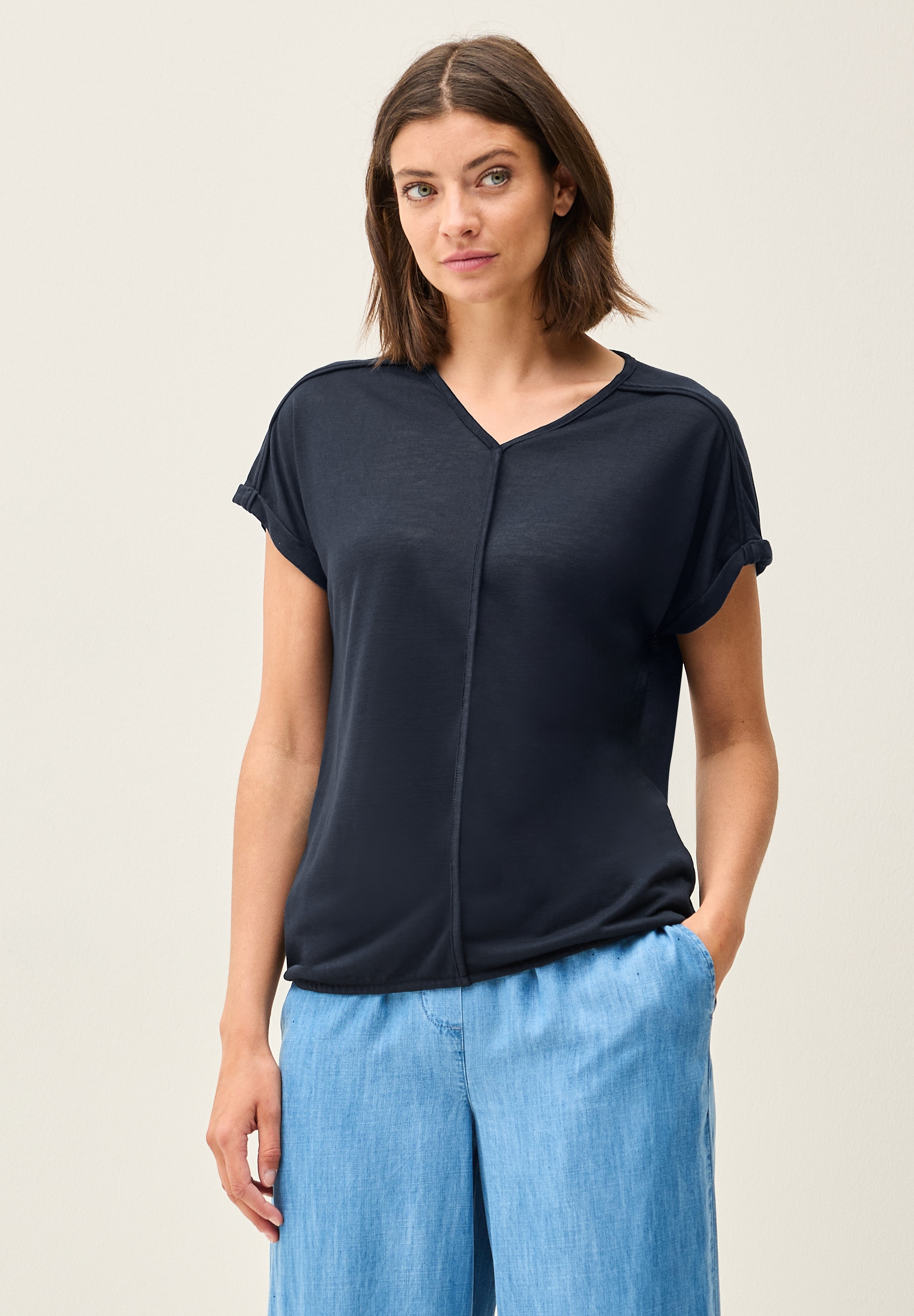 Cecil T-Shirt, 2in1 Optik günstig online kaufen