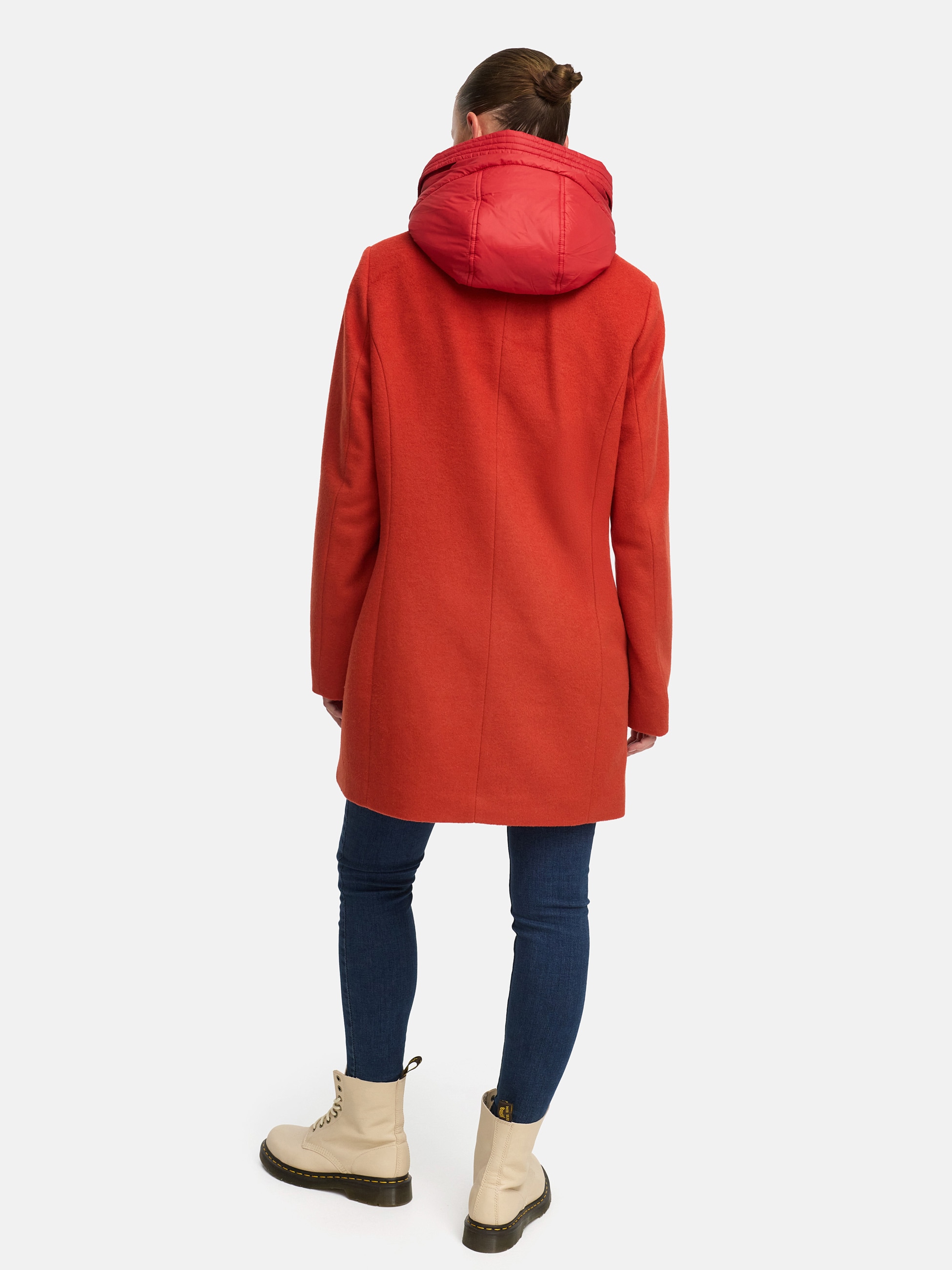 MANISA Wolljacke, mit Kapuze, mit herausnehmbarer Kapuze
