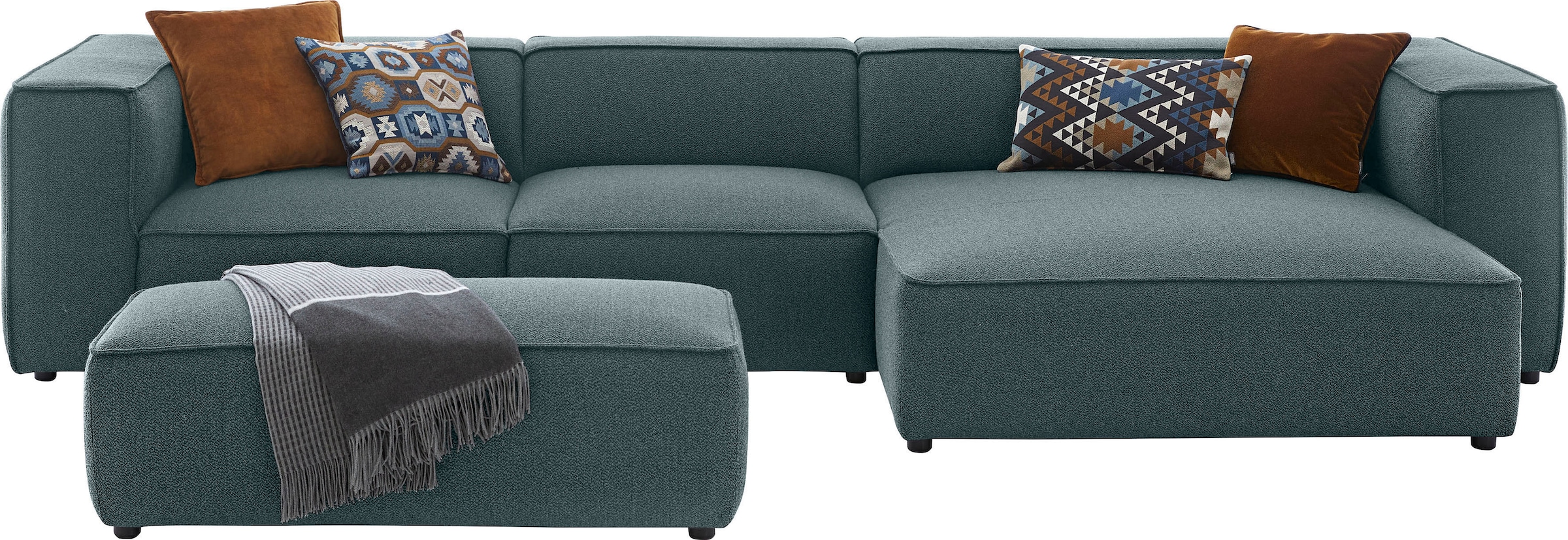W.SCHILLIG Hocker »around-the-block«, mit eleganter Biese