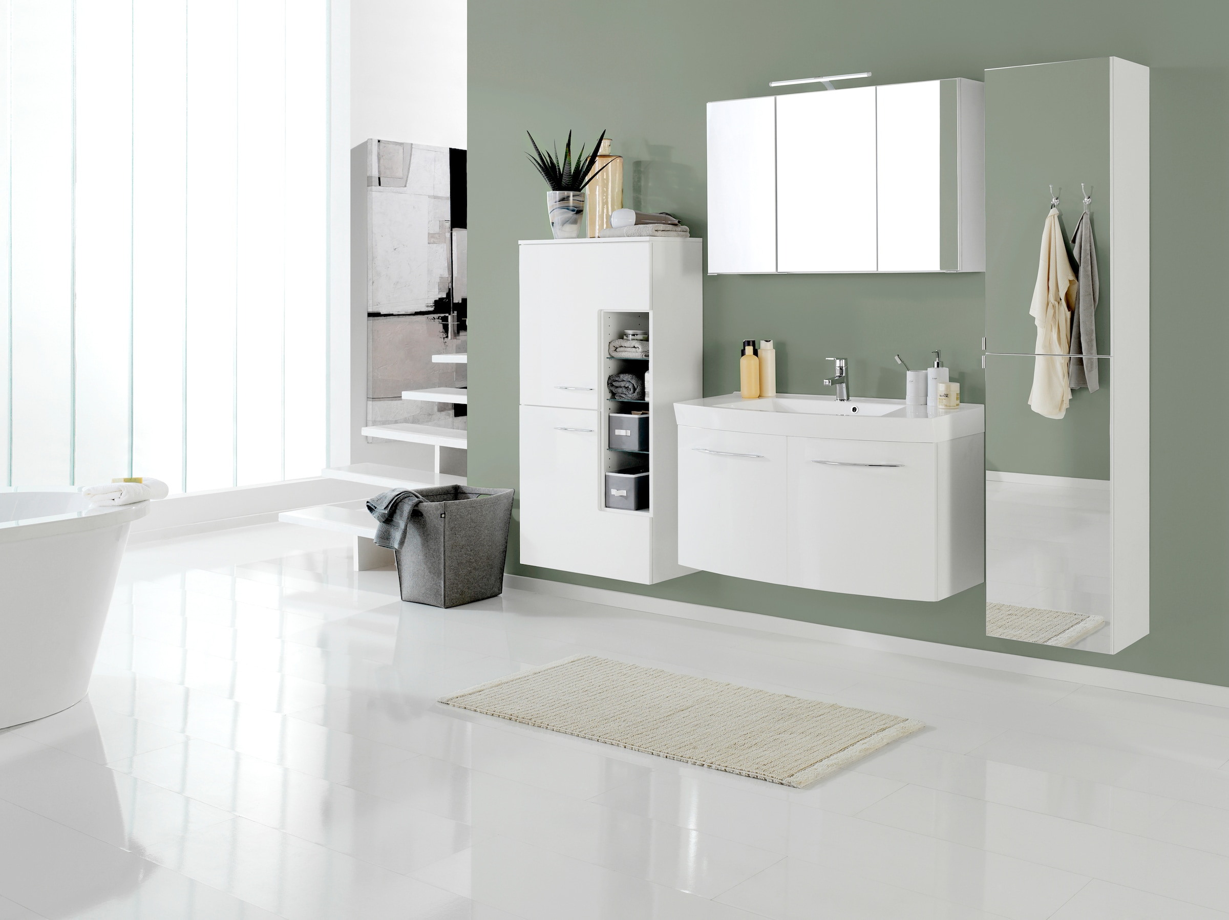 welltime Badmöbel-Set "Florida" 2 Stk. tlg. günstig online kaufen