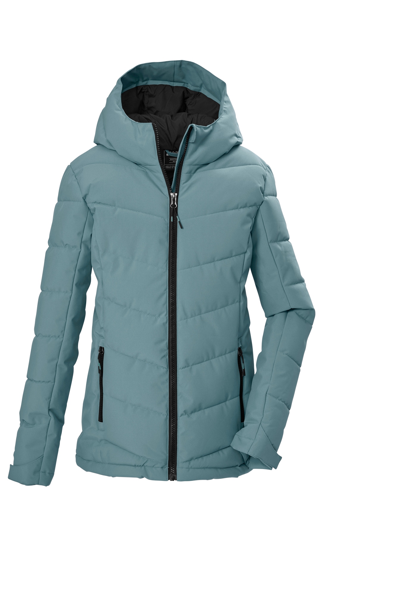 Killtec Steppjacke "KOW 220 GRLS QLTD JCKT" für Jugendliche, mit Reißverschluss, wasserabweisend, windabweisend