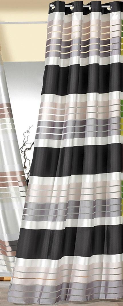 Weckbrodt Vorhang "Lotta" Ösen 1 Stk. tlg. blickdicht mit transparenten Org günstig online kaufen