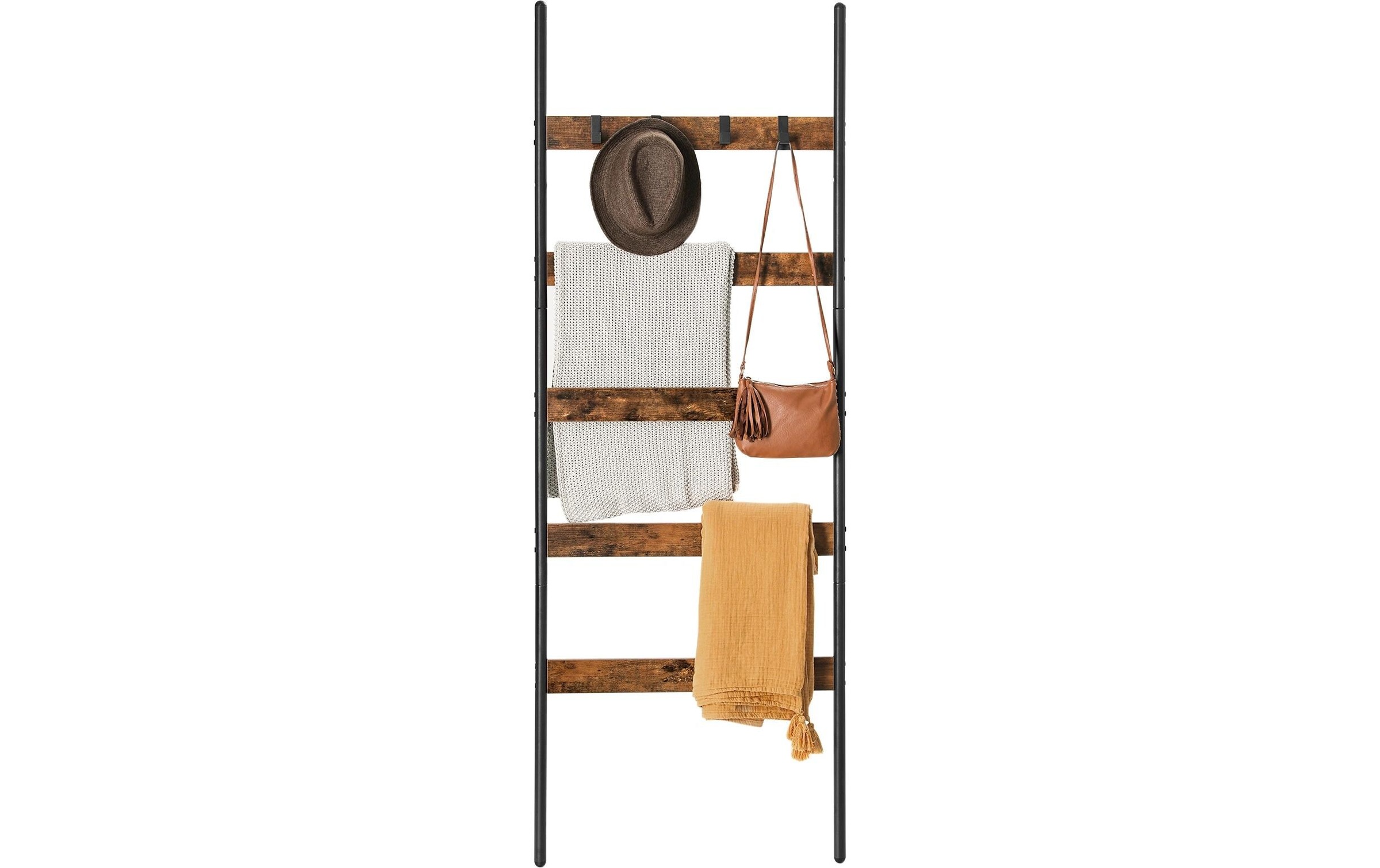 VASAGLE Regal »65 x 178 cm Braun/Schwarz«