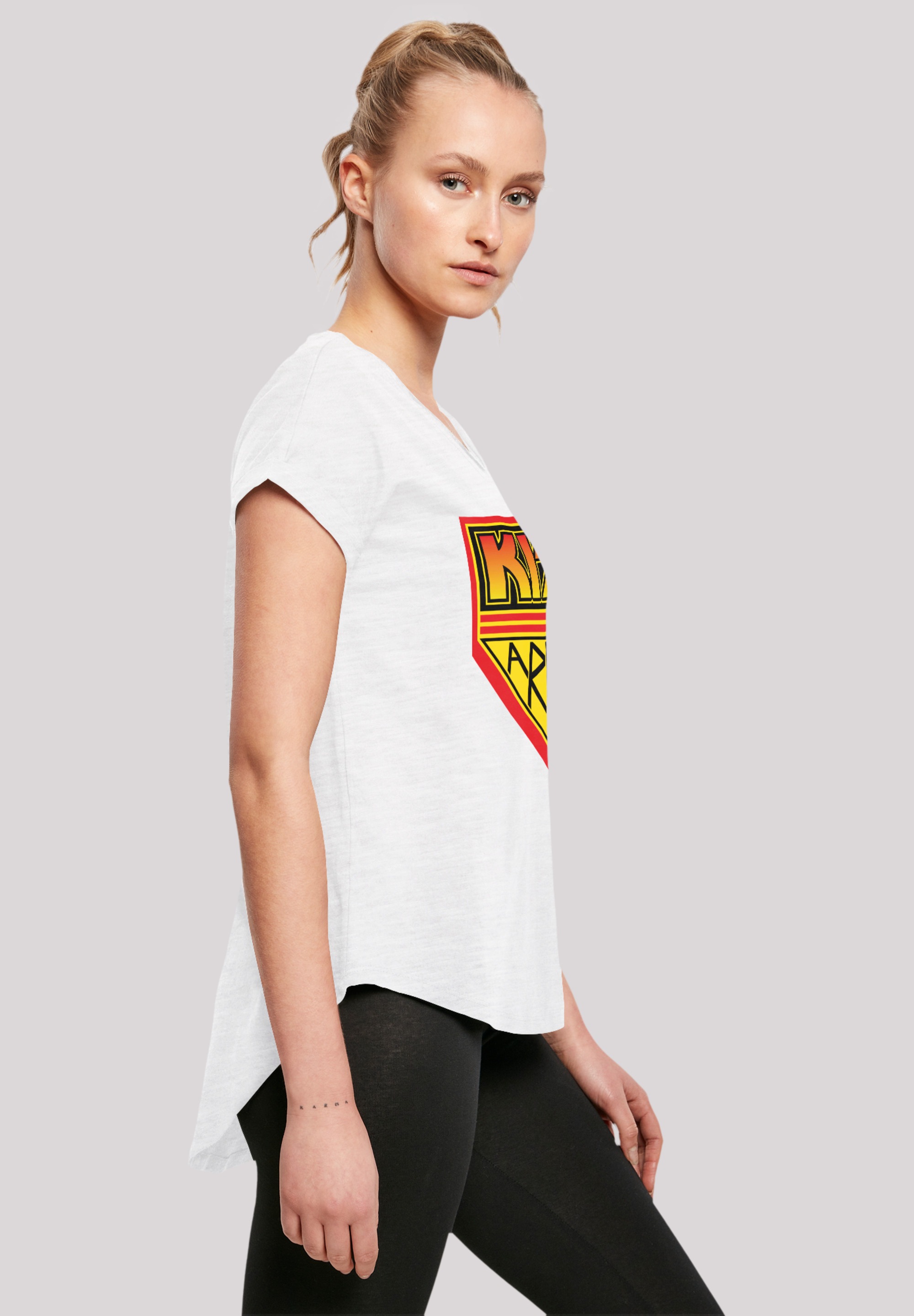 F4NT4STIC T-Shirt »Kiss Rock Band Army Logo«, Premium Qualität, Musik, By Rock Off