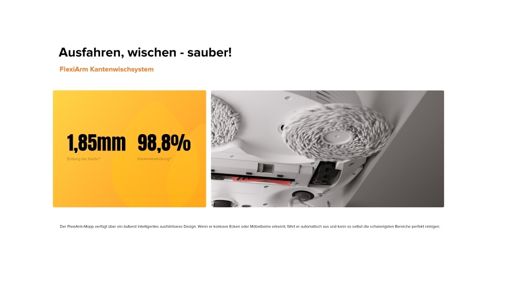 Roborock Saugroboter »Roborock Qrevo 5AE mit Wischfunktion, autom. Moppanhebung« leistungsstarke 12.000 Pa Saugleistung, LDS-Navigationssystem,