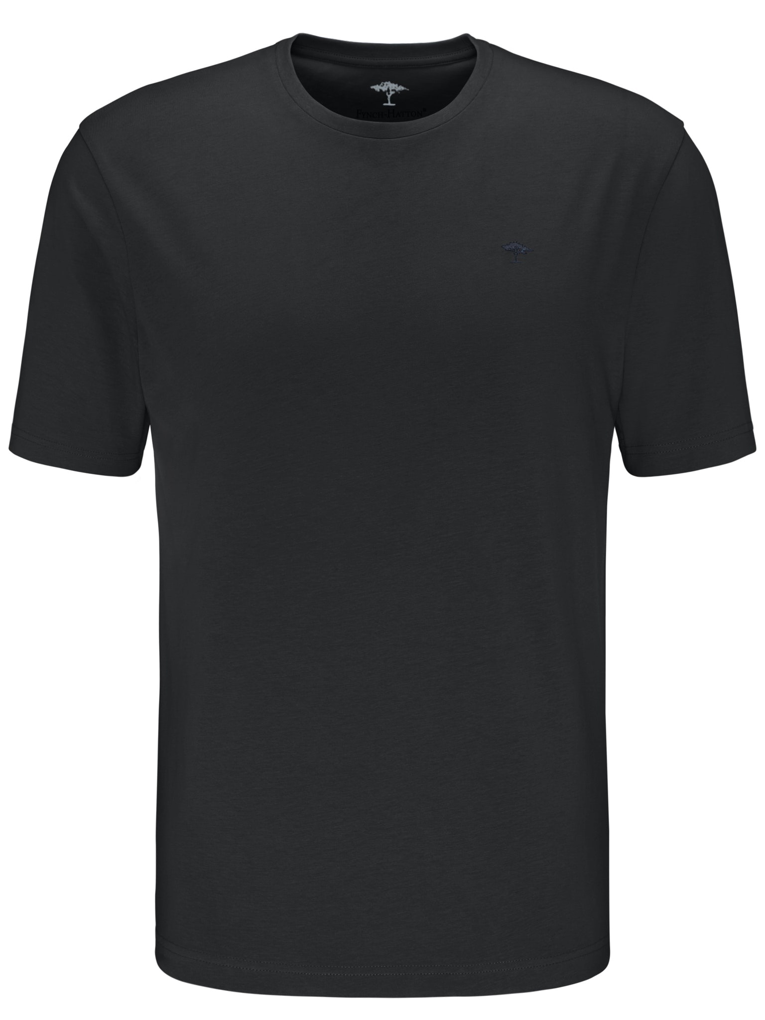 FYNCH-HATTON T-Shirt, mit Rundhals und Logo-Stickerei günstig online kaufen