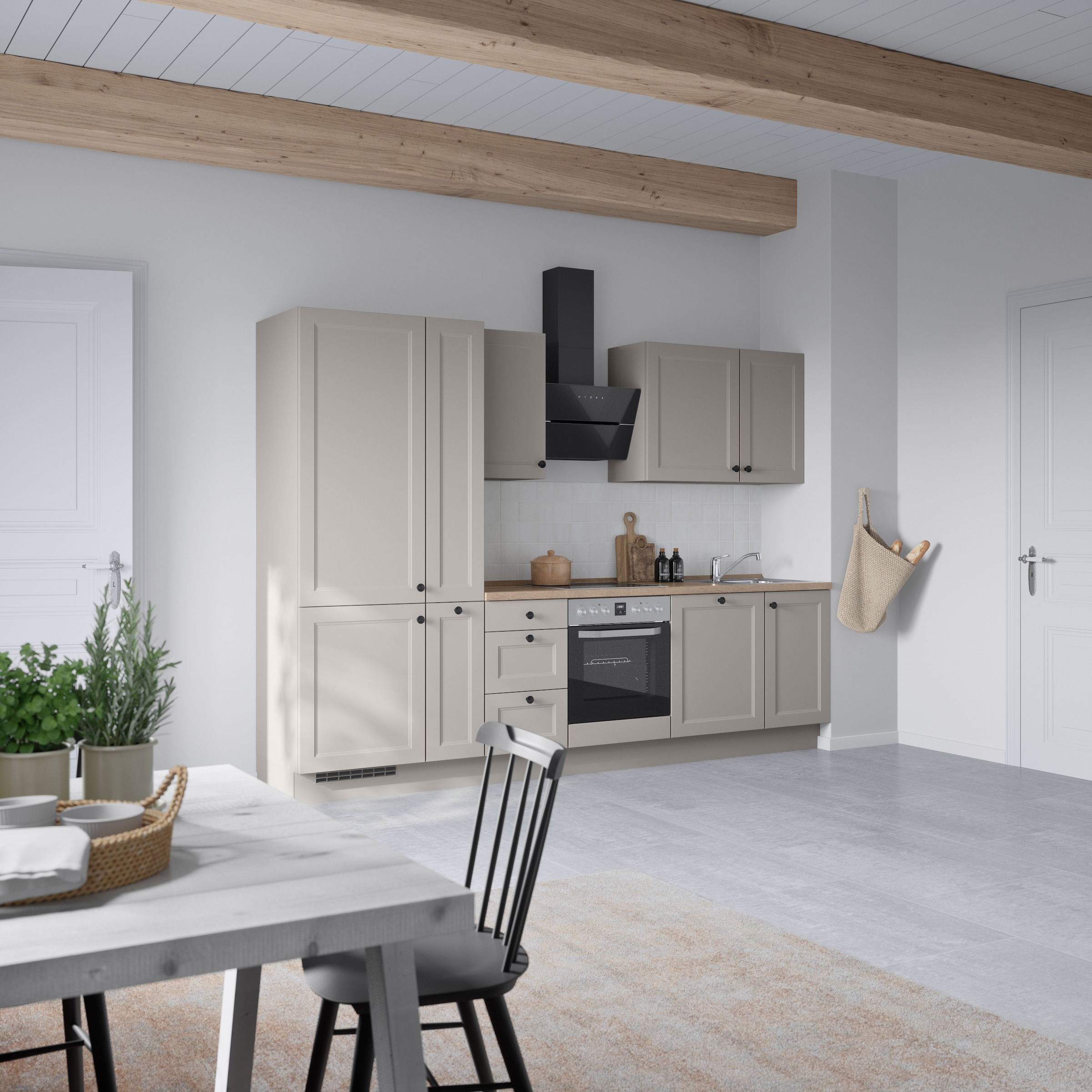 nobilia® Küchenzeile »"Cascada II"«, vormontiert, Breite 300 cm, Ausrichtung wählbar, wahlw. mit E-Geräten