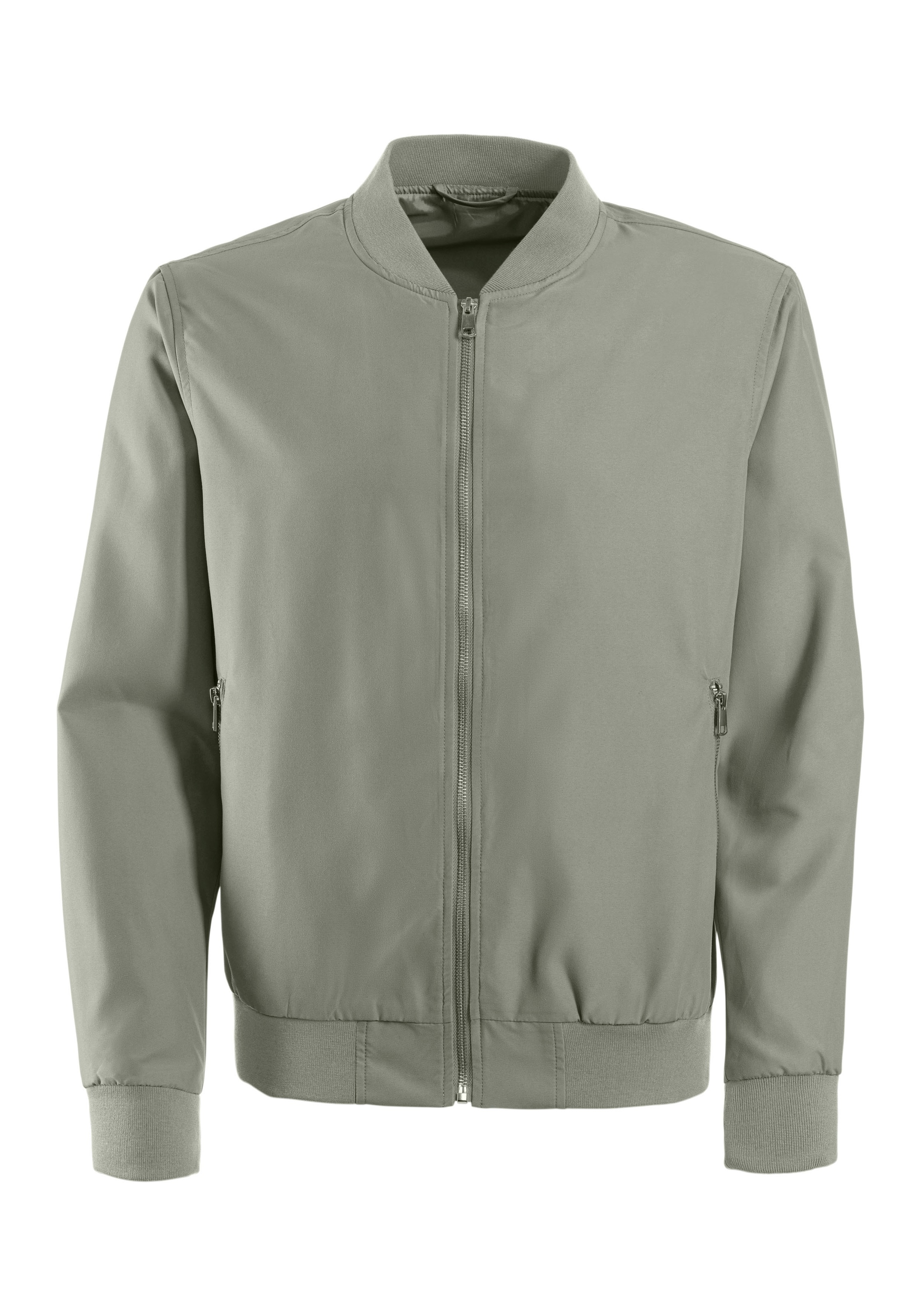 John Devin Bomberjacke "/ Blouson mit Rippkragen", Pilotenjacke / Übergangs günstig online kaufen