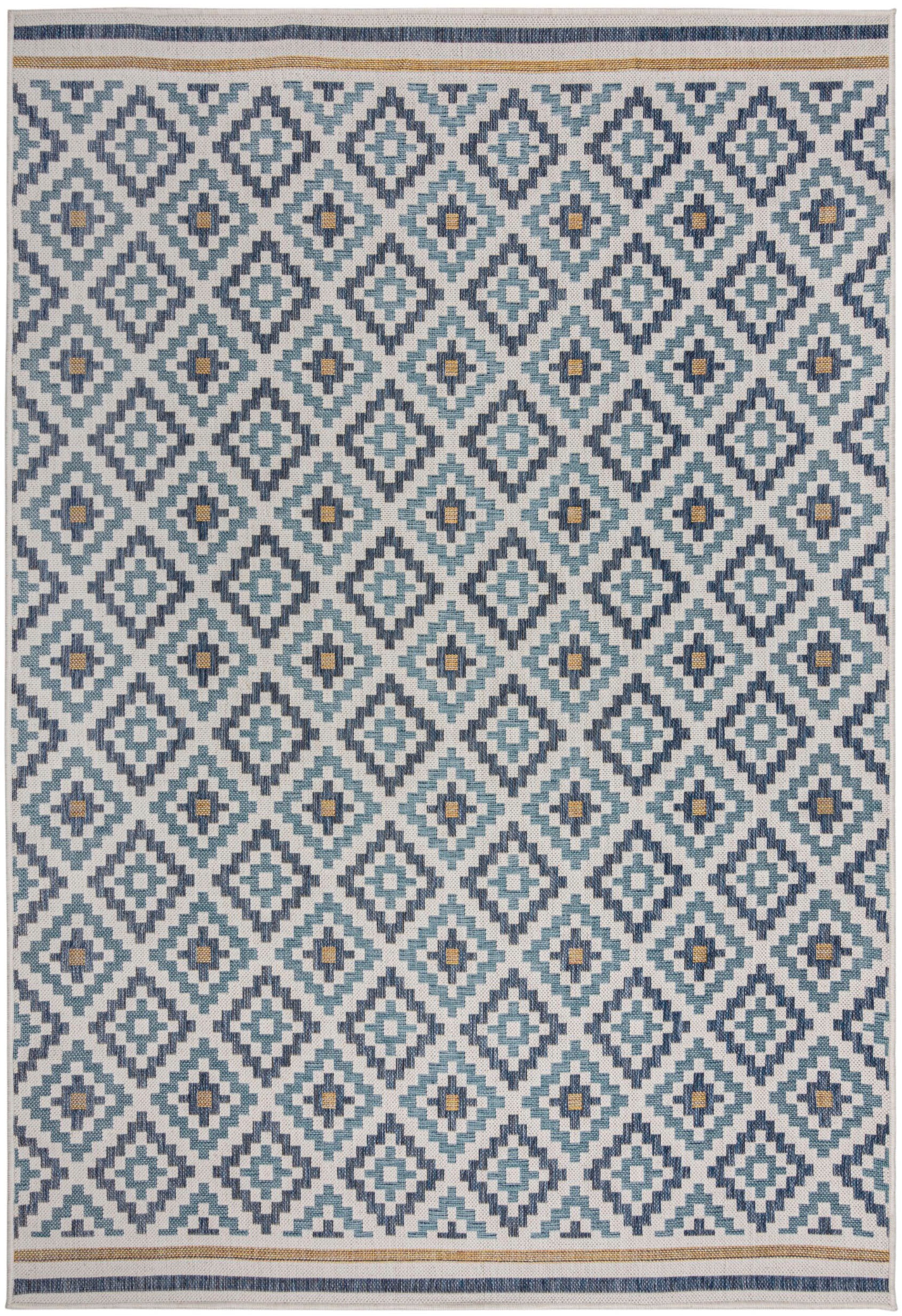 FLAIR RUGS Teppich "ZiaTrellis" rechteckig 4 mm Höhe Zia Trellis Indoor Out günstig online kaufen