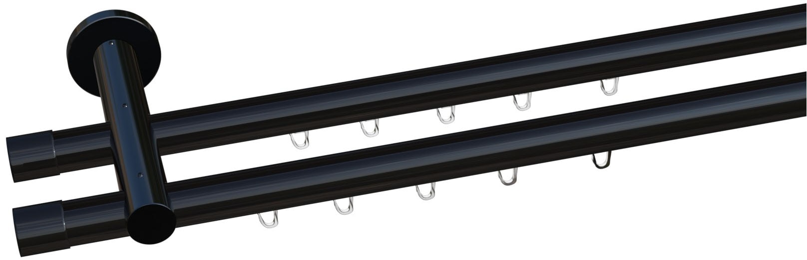 OTTO home Gardinenstange "Kappe 2-Lauf" Ø 20 mm 2 läufig-läufig Fixmaß Inne günstig online kaufen