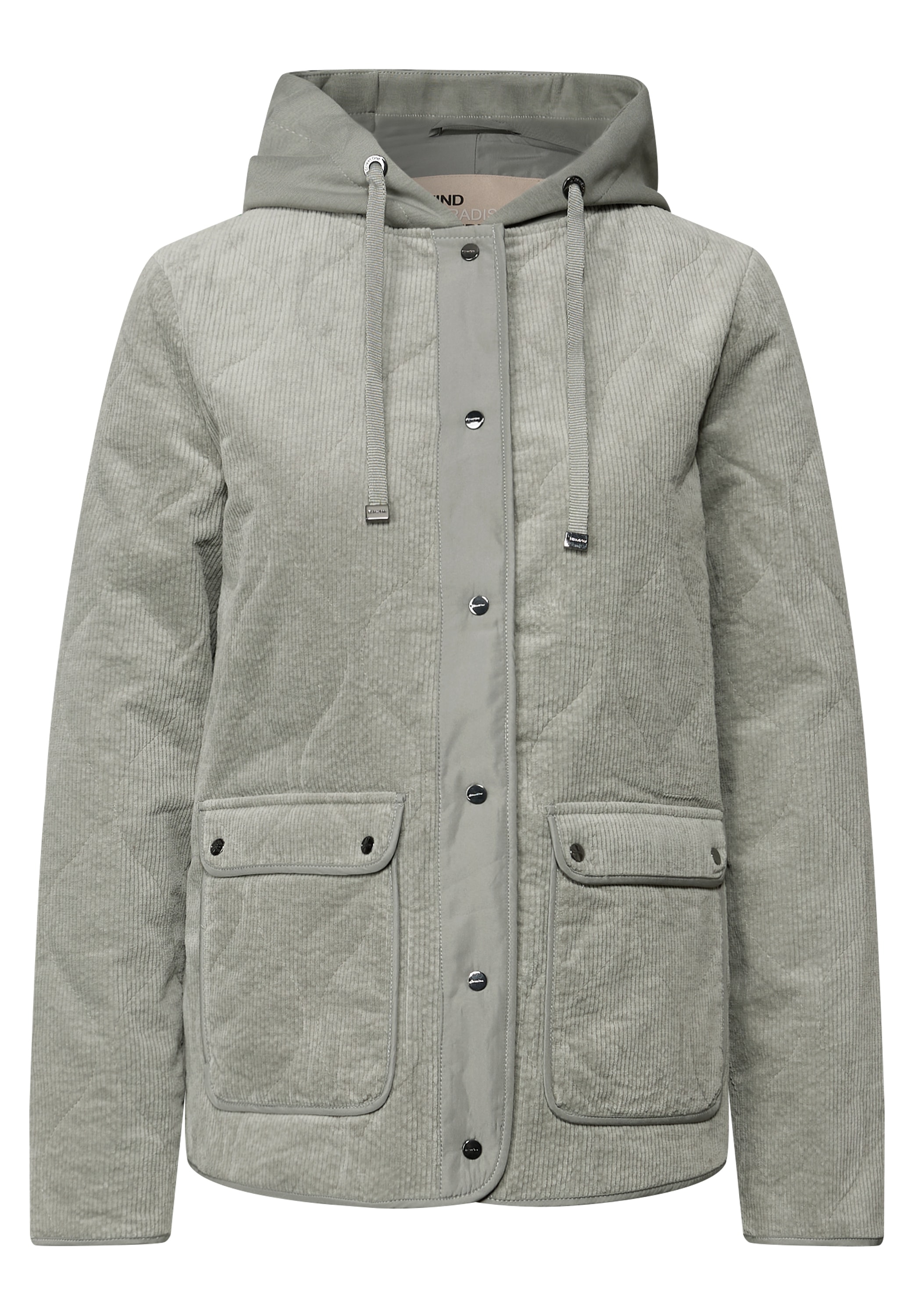 STREET ONE Cordjacke, mit Kapuze, in Cord-Optik