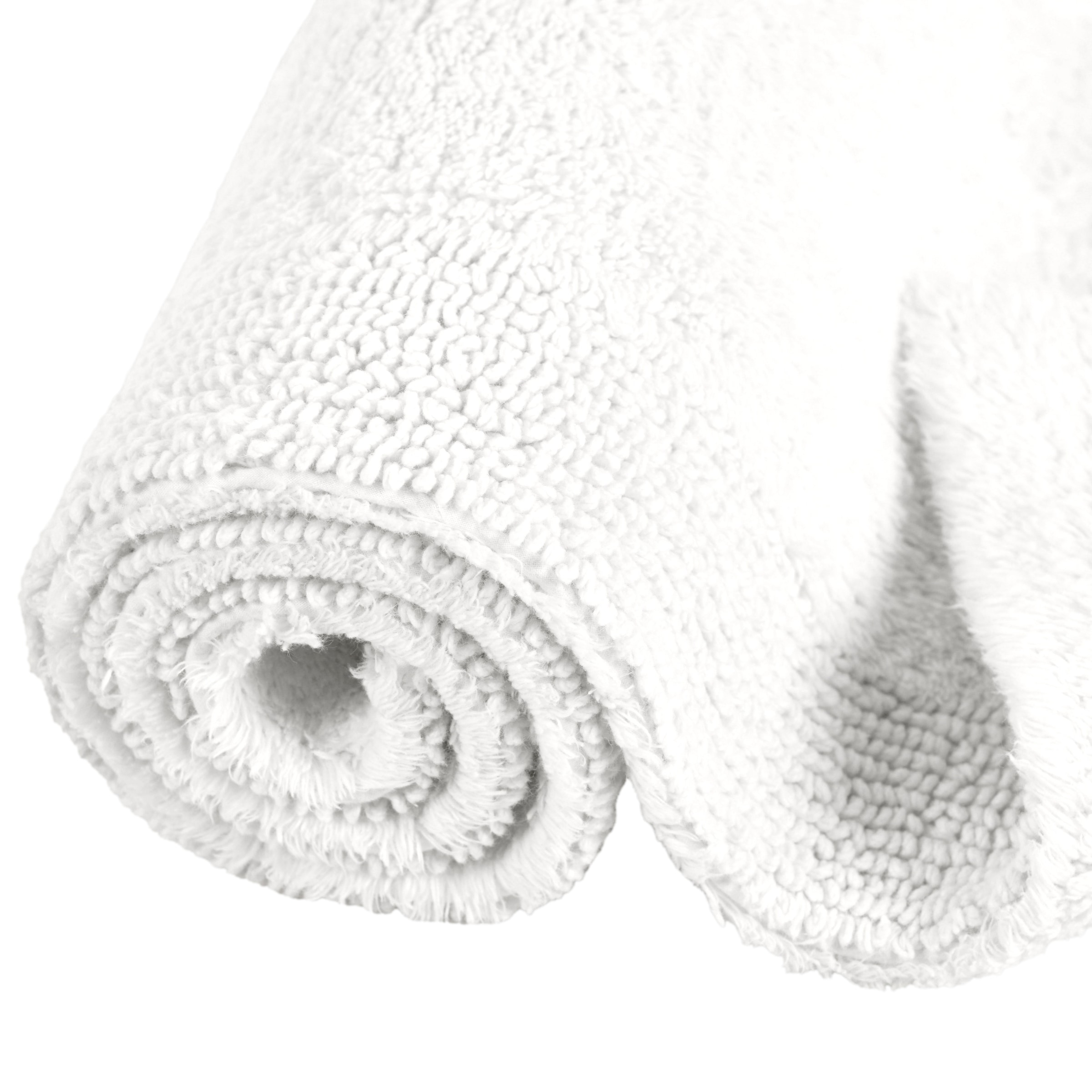 my home Badematte »Kapra, Badvorleger, Badezimmer Teppich« Höhe 14 mm beidseitig nutzbar | fußbodenheizungsgeeignet | strapazierfähig mit Bordüre, Badteppich, Badematte, Baumwolle