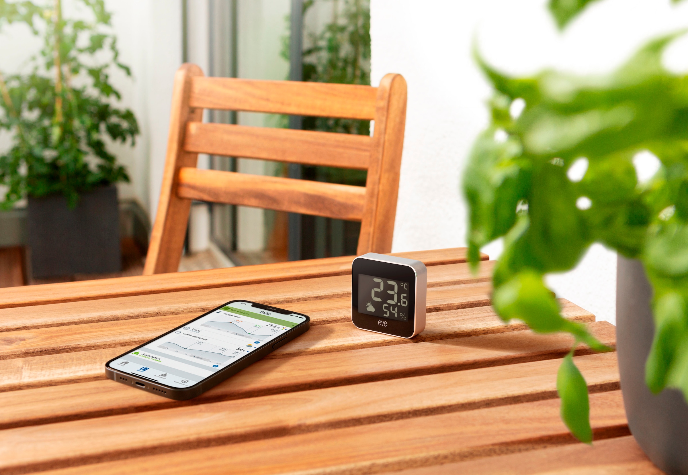 EVE Sensor »Weather (HomeKit) 2er Pack«, (Packung, 2 St.)